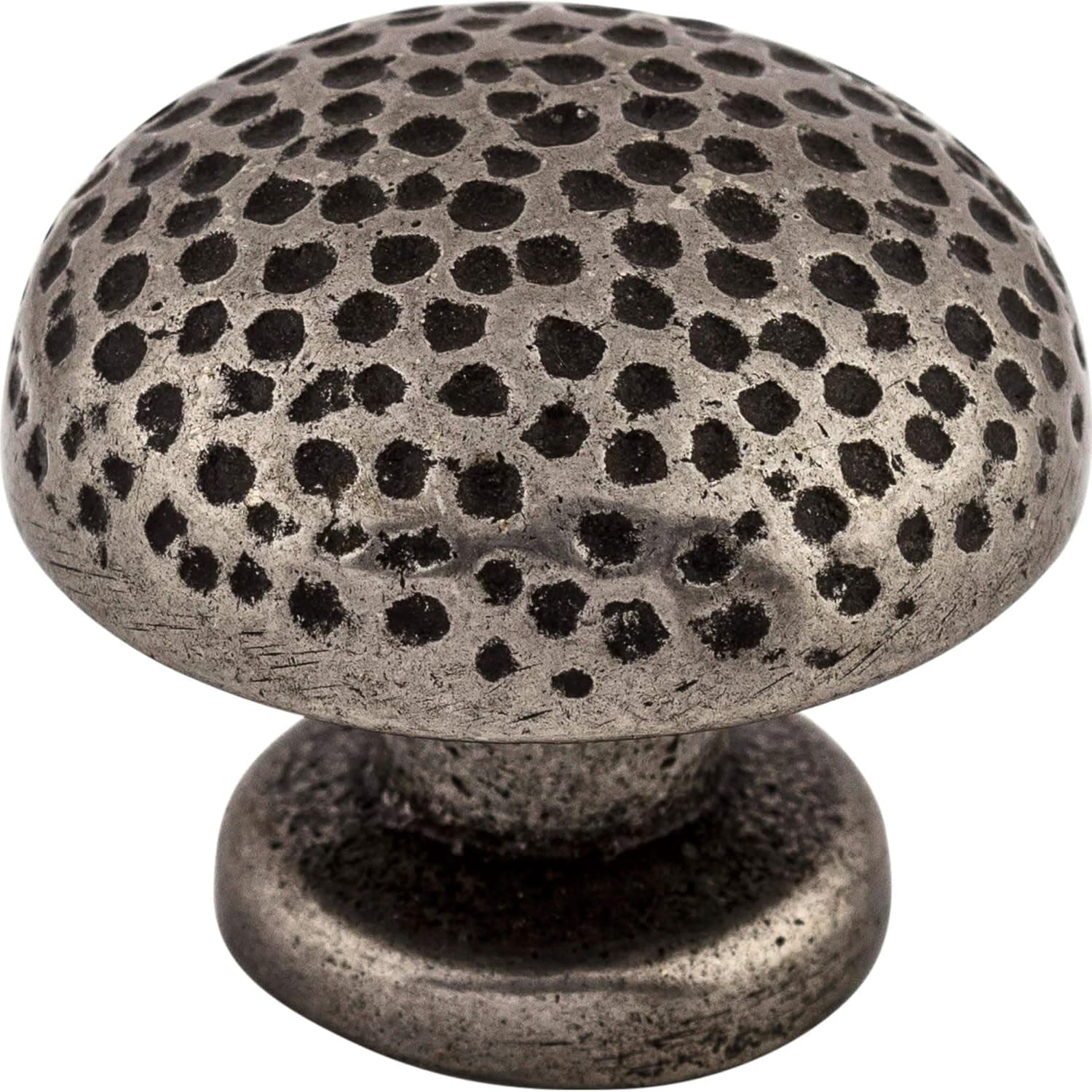 Top Knobs M48 Britannia Collection 1-1/4 Inch Cast Iron Warwick Cabinet Mushroom, Cast Iron