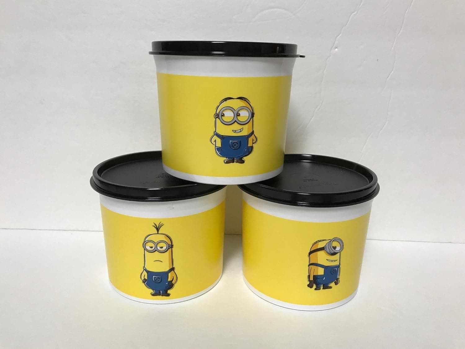 Tupperware Minions 3pc Mini Canister Set (2 cup)