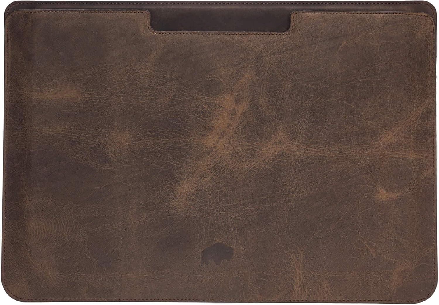 Burkley Case Premium Genuine Leather Handcrafted Sleeve for Apple MacBook Air 13 " / MacBook Pro 13" ( All 13 inch Laptops ) ( Distressed Antique Coffee )