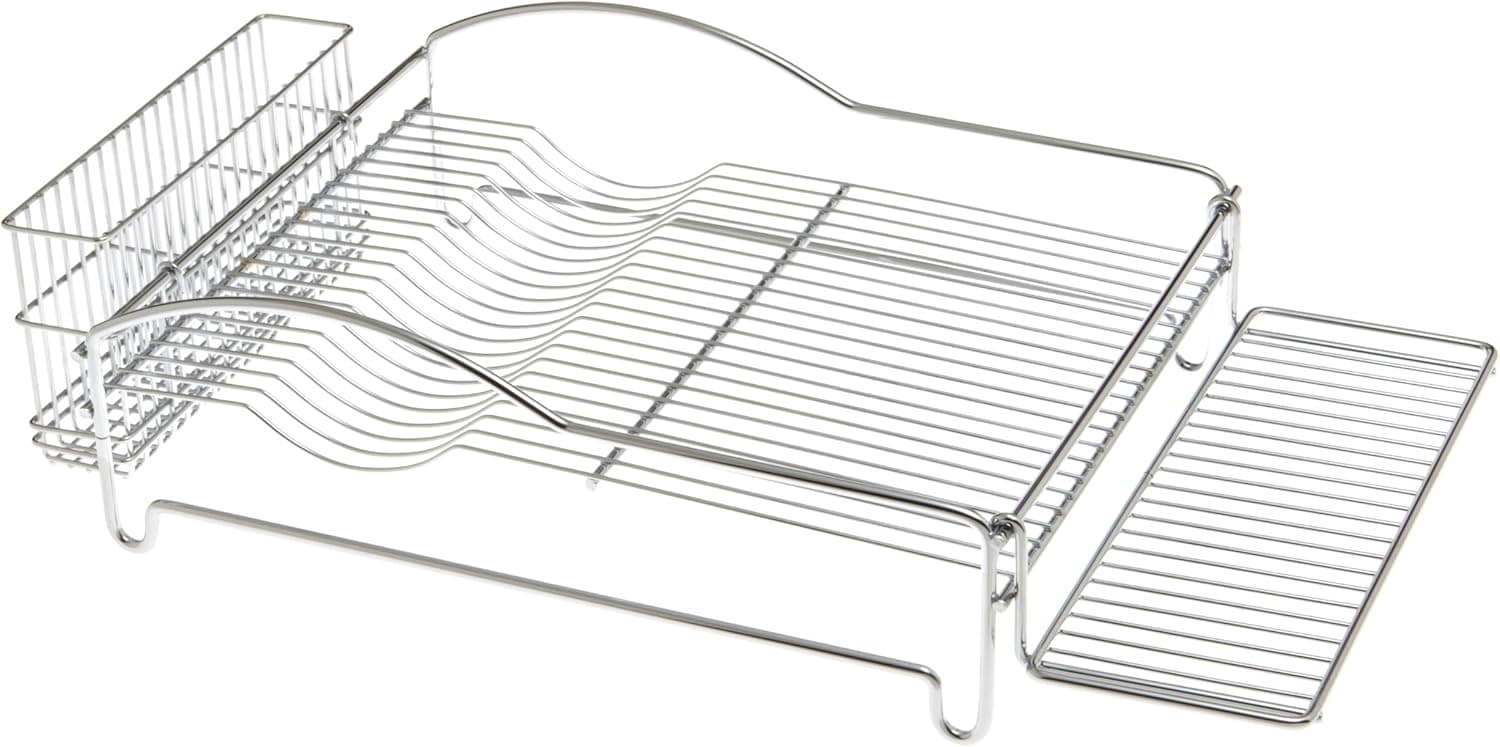 Amco Ultra Dish Rack Set, Chrome Plated