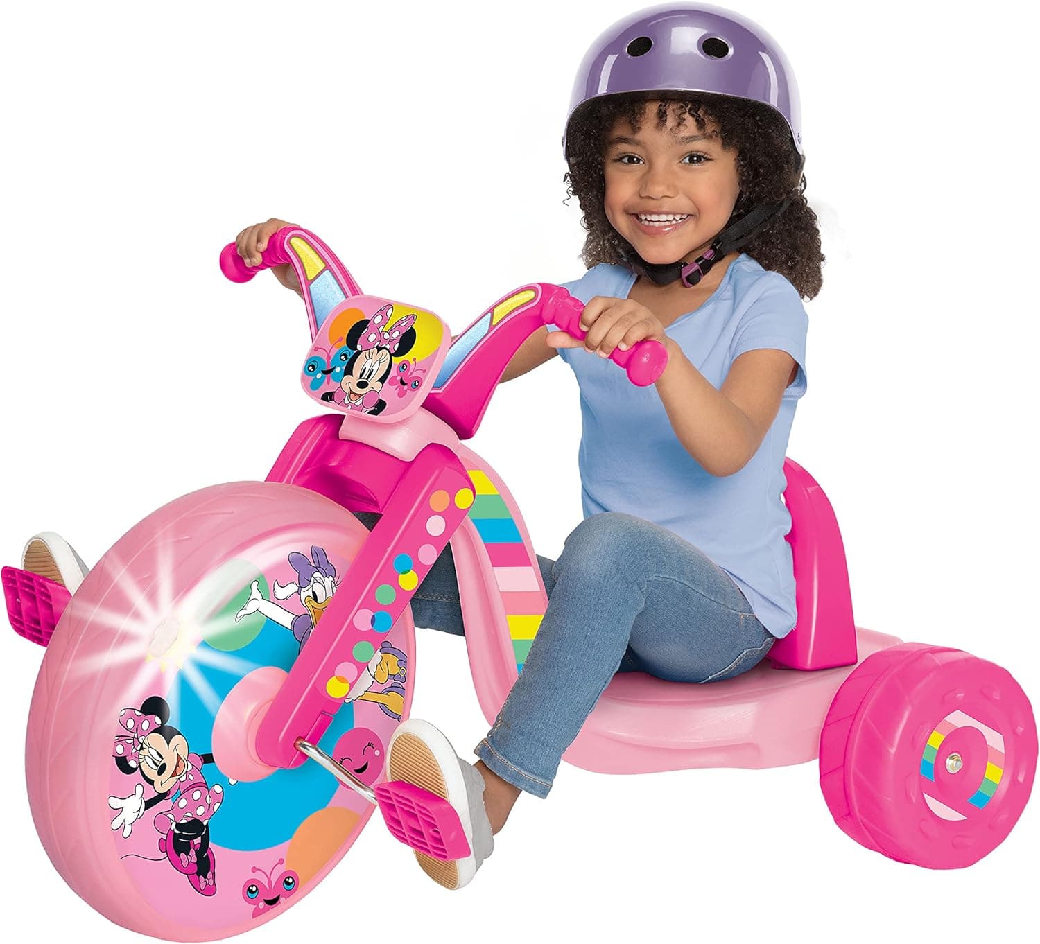 Minnie Mouse Kids Ride-On Cruiser 15" Fly Wheels, Ages 3-7