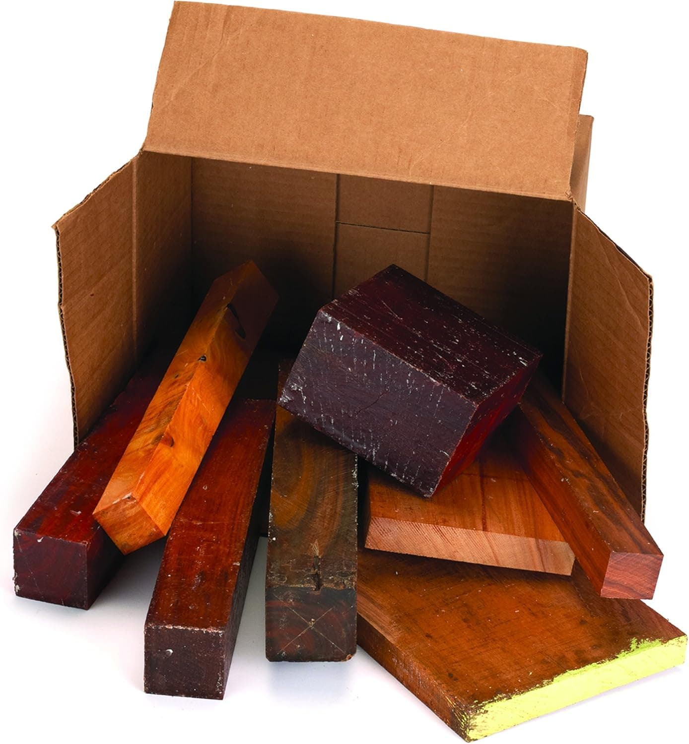 Exotic Wood Cut-Offs 10-Pound Box