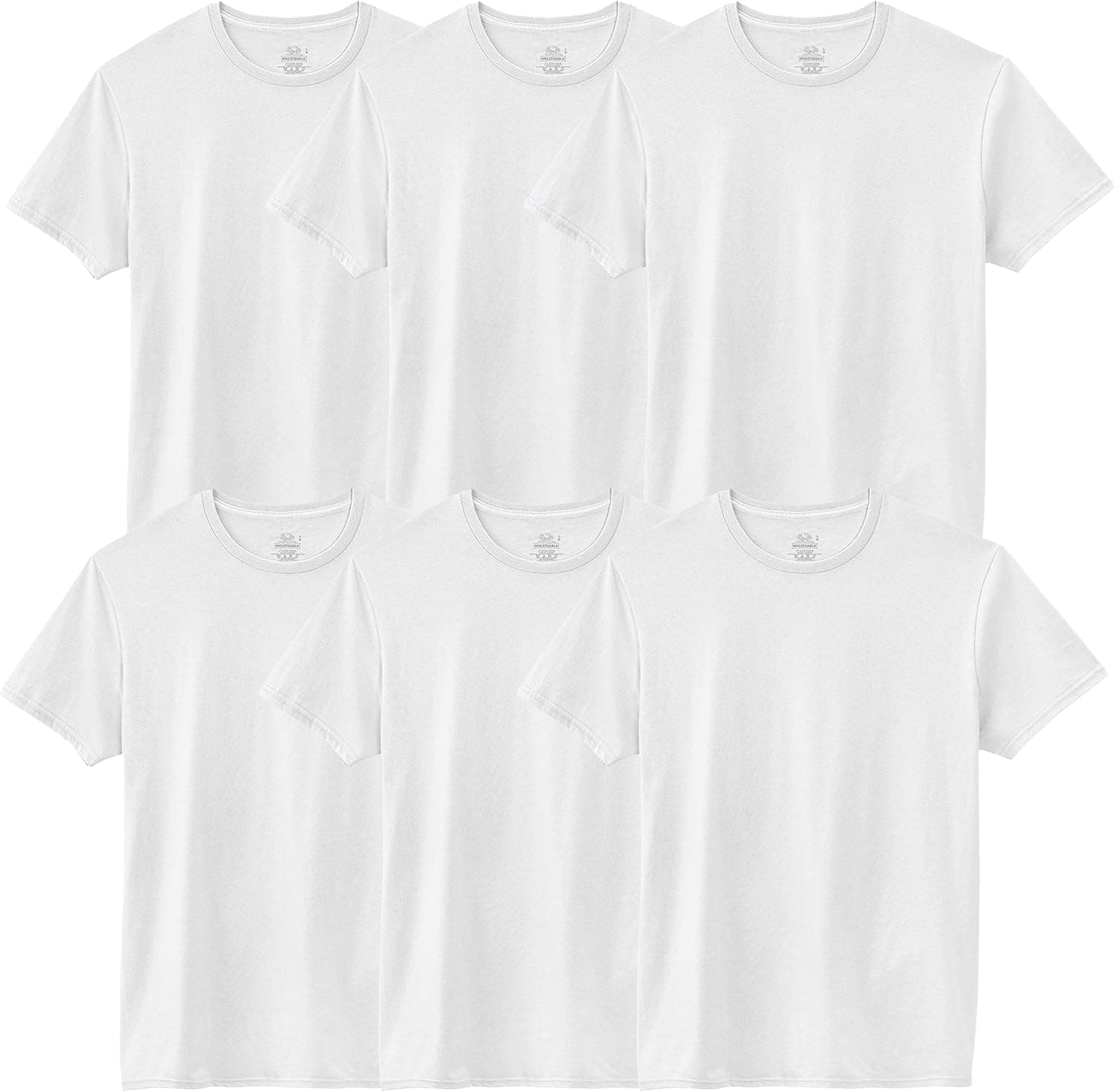 Fruit of the Loom Men's Breathable Undershirts, Designed to Keep You Cool