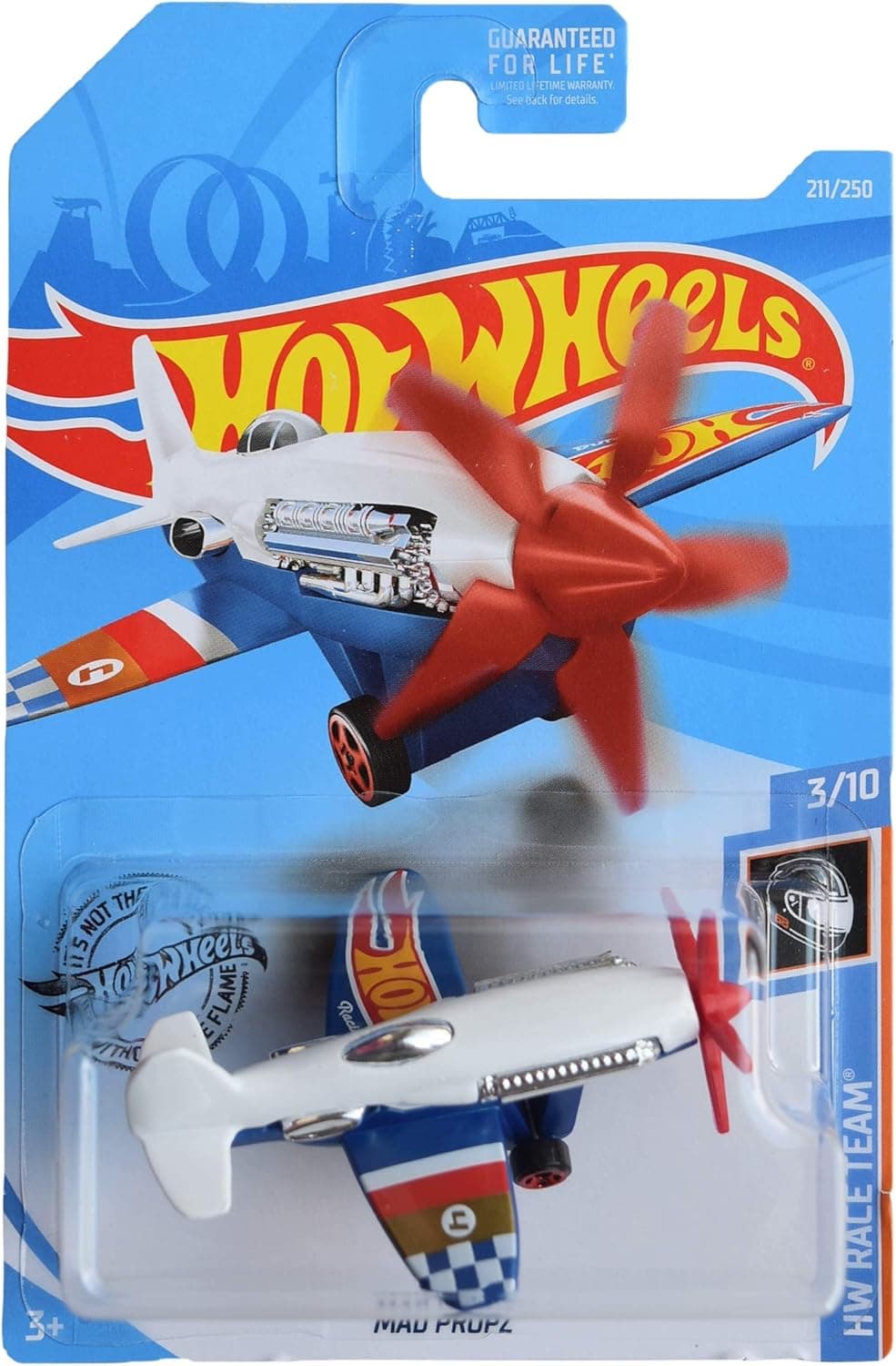 Hot Wheels Race Team Series 3/10 Mad Propz 211/250, White