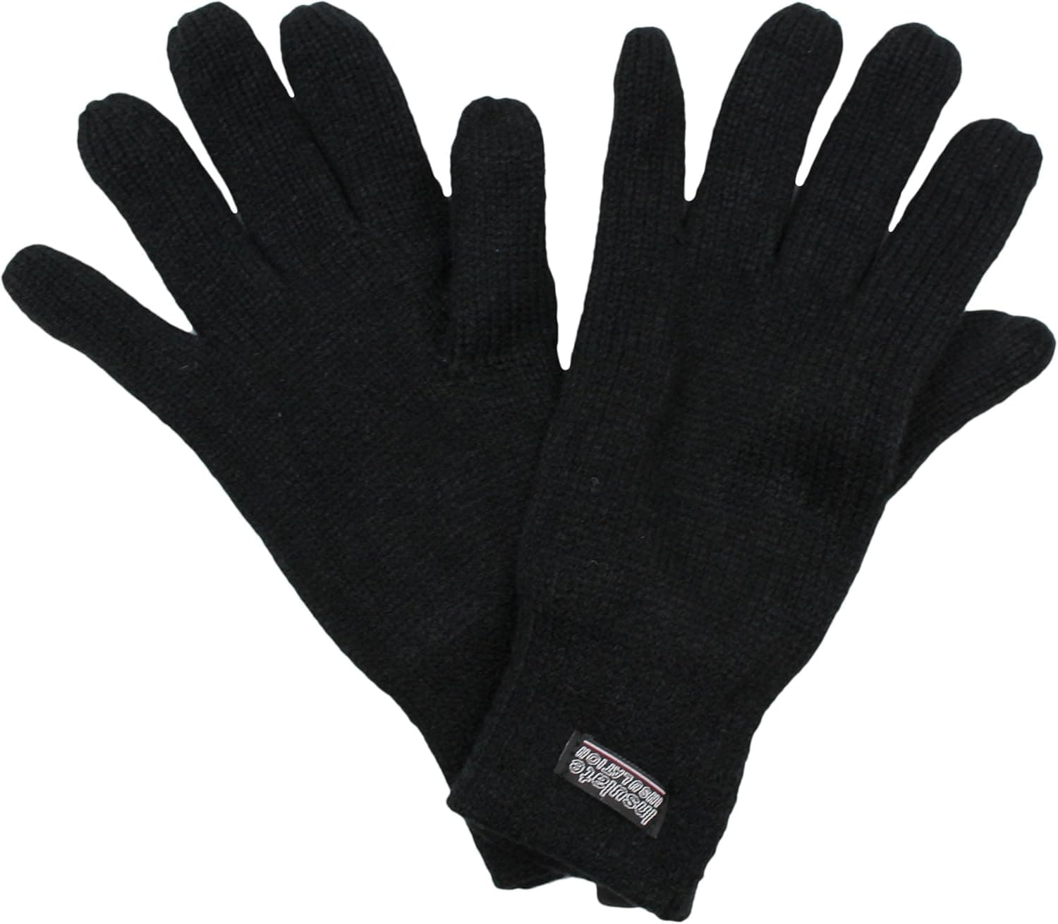 SANREMO Unisex Kids Knitted Fleece Lined Warm Winter Gloves