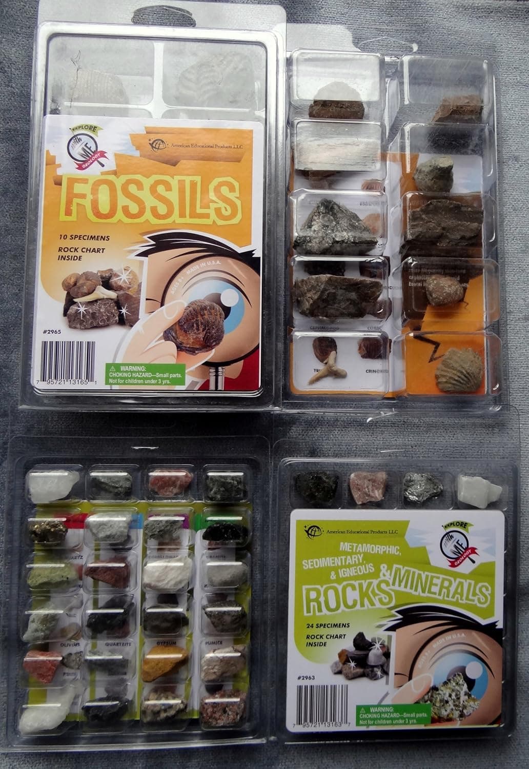 Explore with Me Rocks & Minerals, Fossils Kit