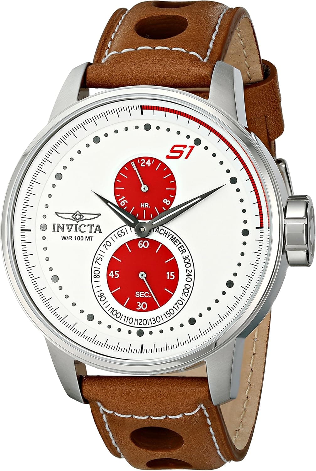 Invicta Men's 16018 S1 Rally Analog Display Japanese Quartz Brown Watch