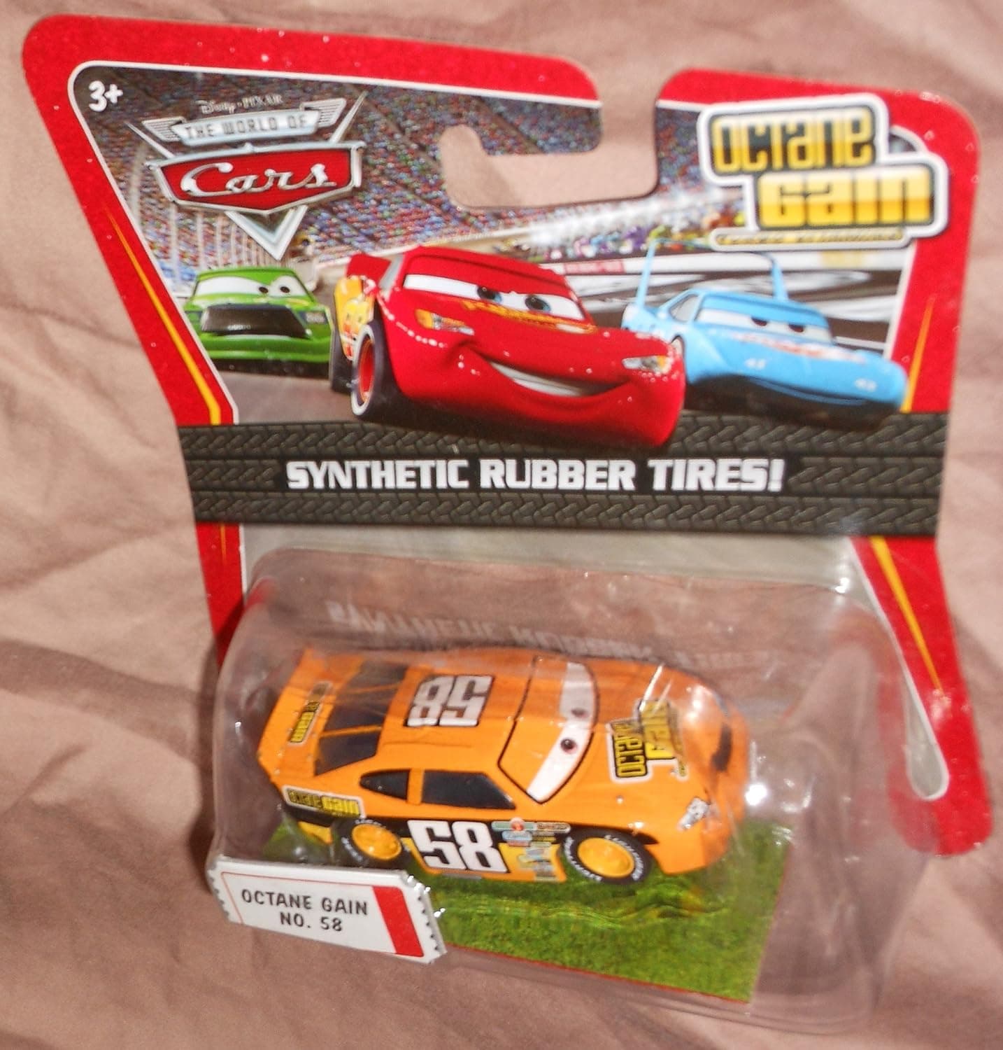 Disney / Pixar CARS Movie Exclusive 1:55 Die Cast Car with Synthentic Rubber Tires Octane Gain