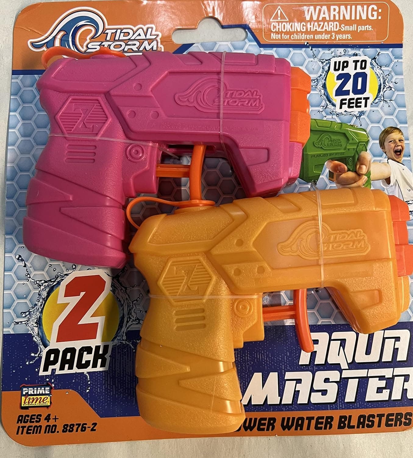 TidalStorm Aqua Master Power Water Blasters (Pink / Orange)
