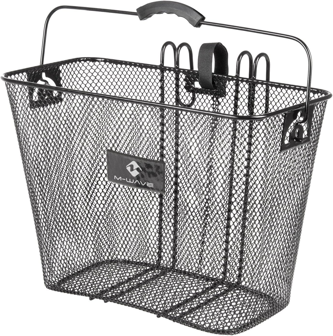 M-Wave BA-R Hang Carrier Wire Basket, Black, 10.5 x 7.5 x 10 in, 431630
