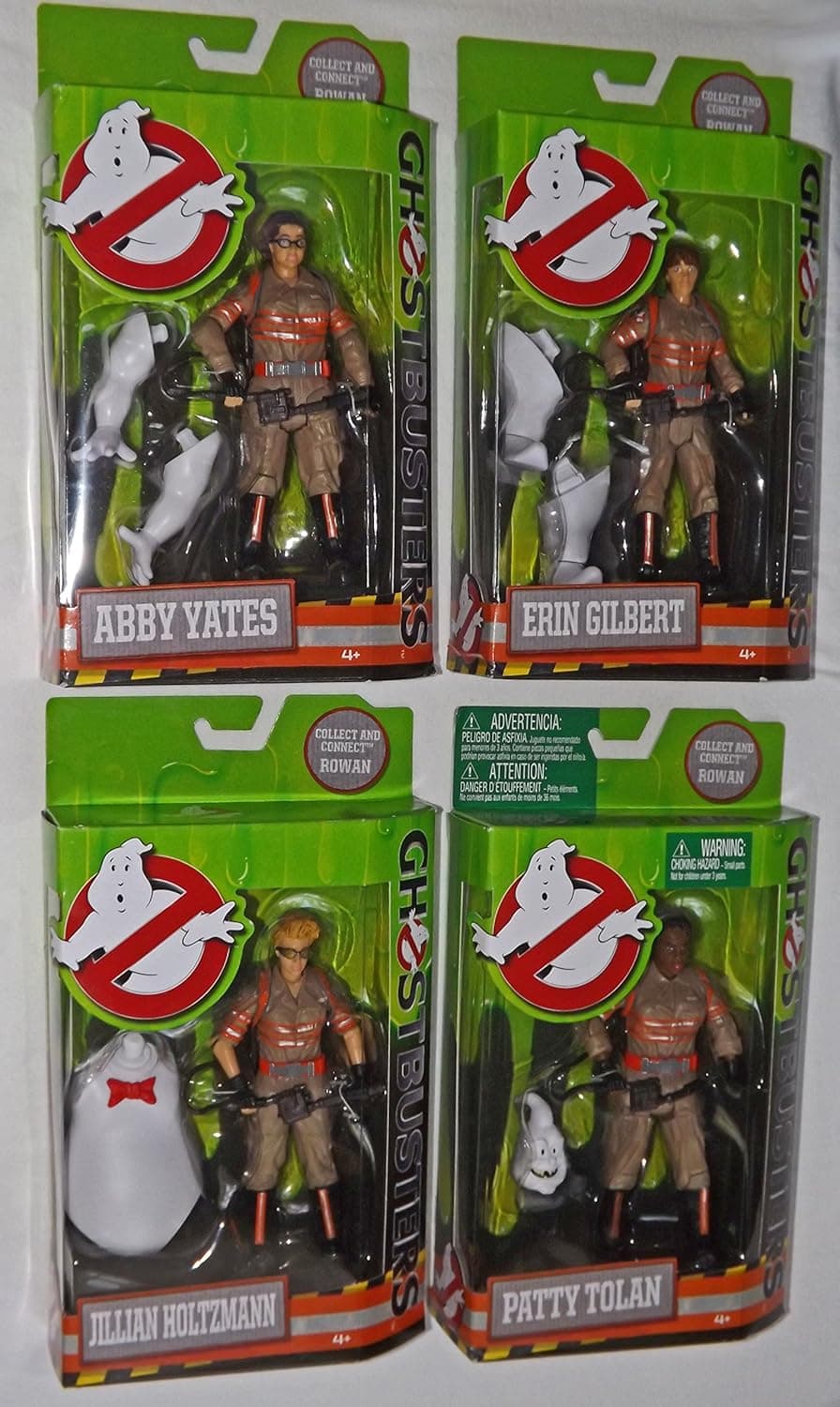 Ghostbusters 2016 Movie Collector 6-Inch Action Figures Set of 4