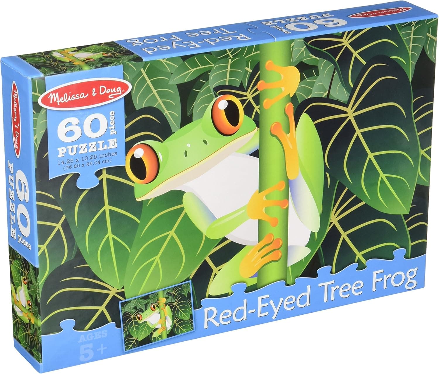 Melissa & Doug Red-Eyed Tree Frog Jigsaw Puzzle (60 pcs)