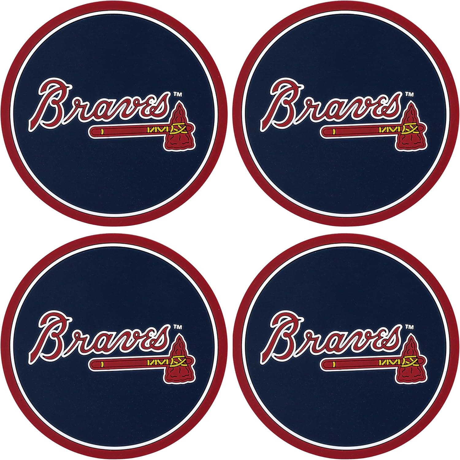 Duck House Atlanta Braves Coaster Set - 4 Pack