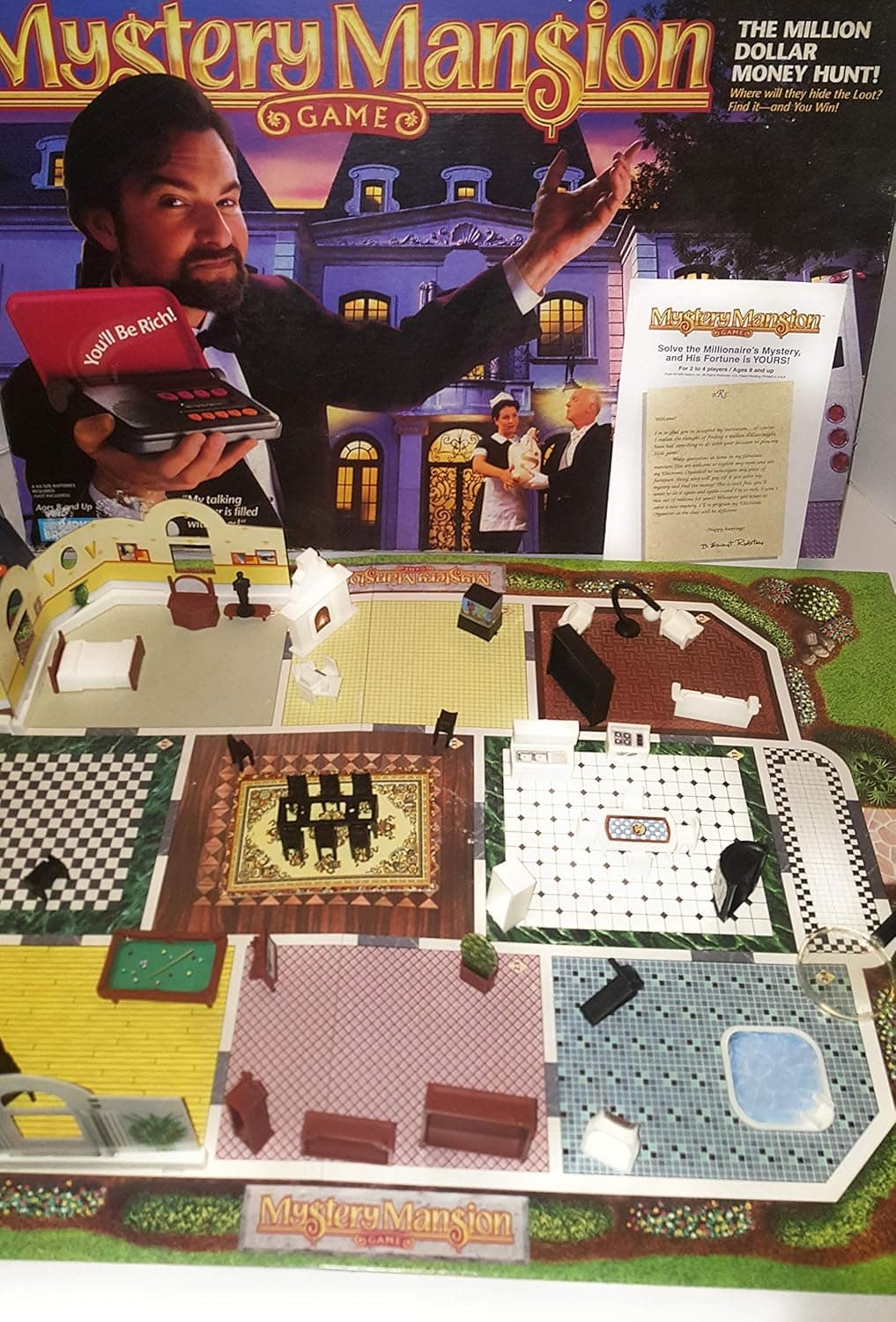 Electronic Talking Mystery Mansion Game : "The Million Dollar Money Hunt"