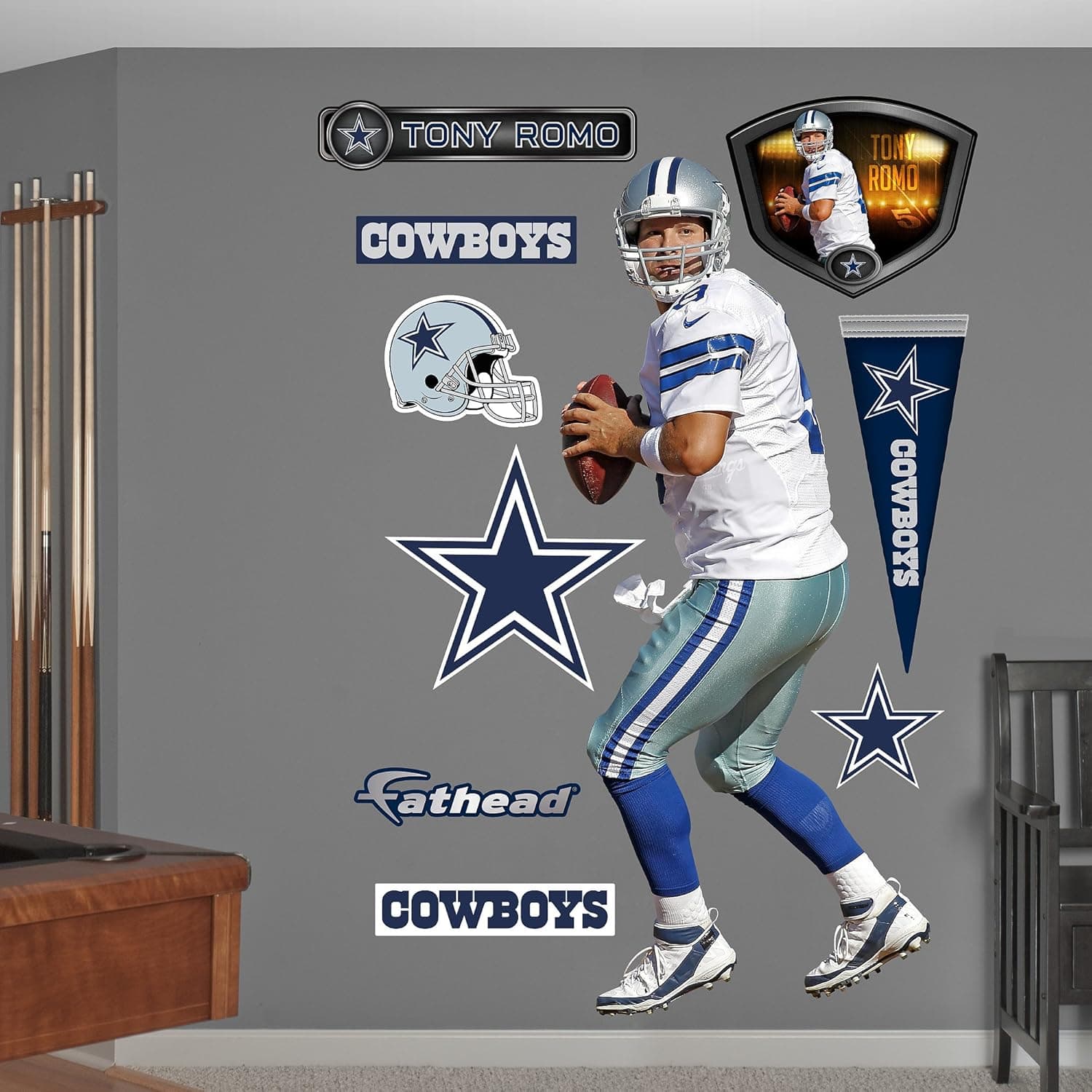 Fathead NFL Dallas Cowboys Tony Romo - Home
