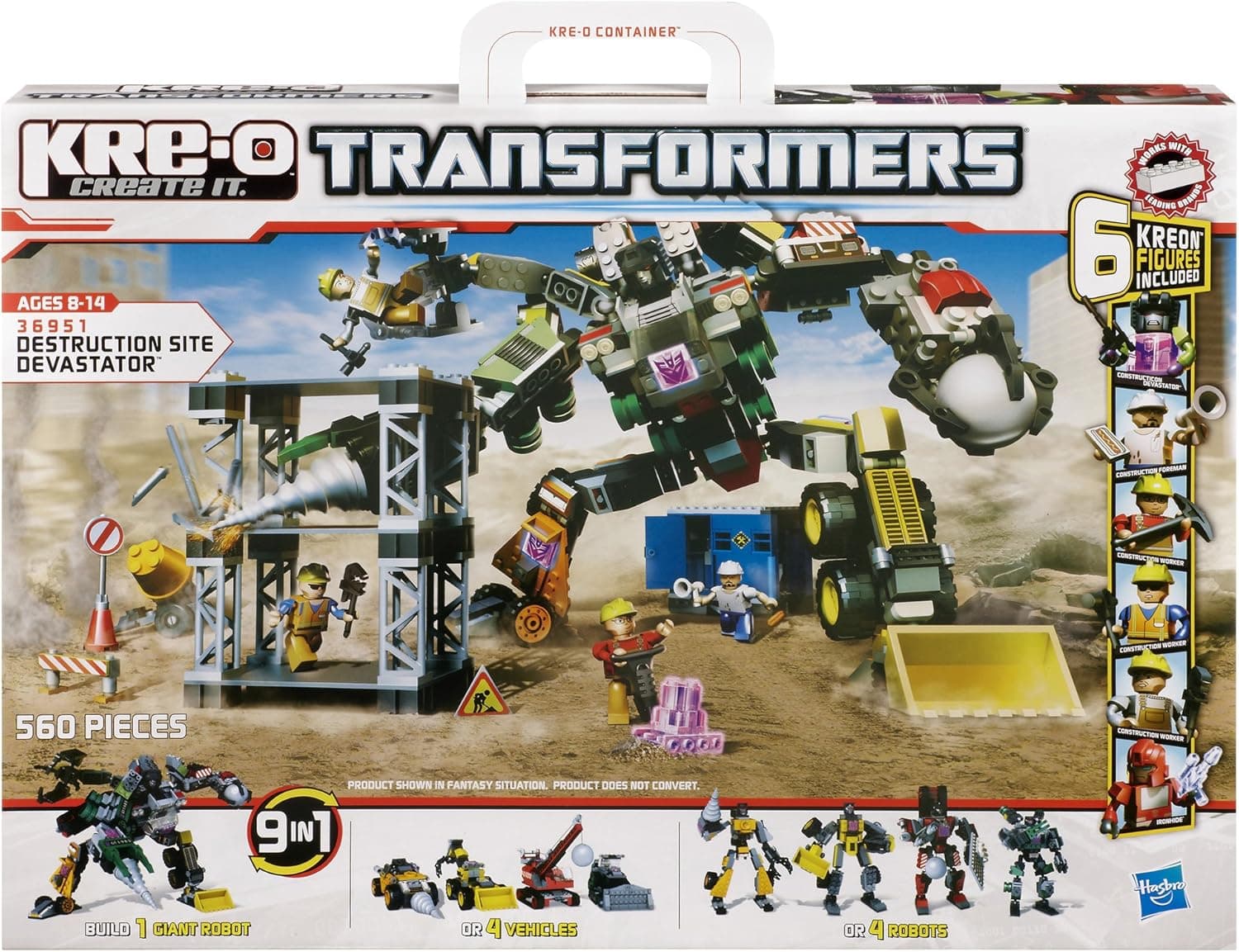 KRE-O Transformers Destruction Site Devastator Set (36951)