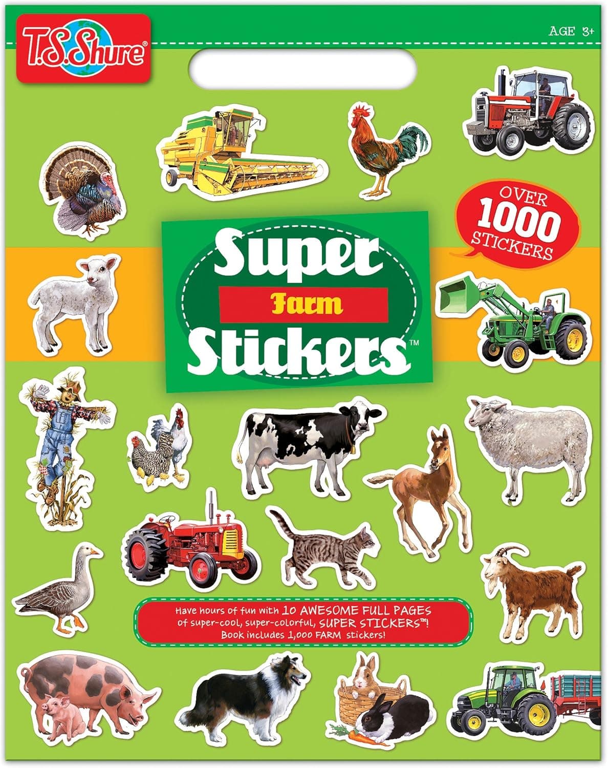 T.S. Shure Farm Super Stickers Book