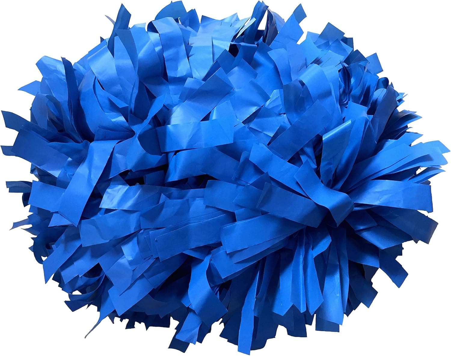 kuugear Pair, 6" Plastic Cheerleading Pom Pom with Baton Handle