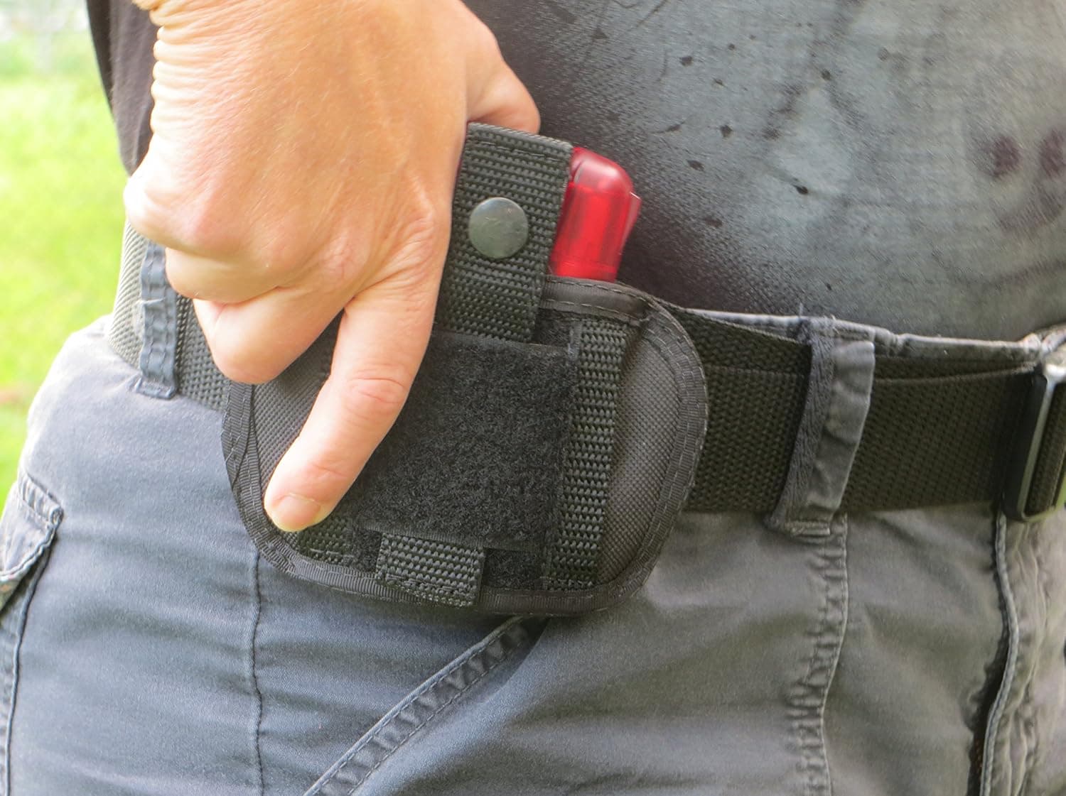 Concealed Carry Belt Holster for Kimber Pepper Blaster II Very Small & Concealable