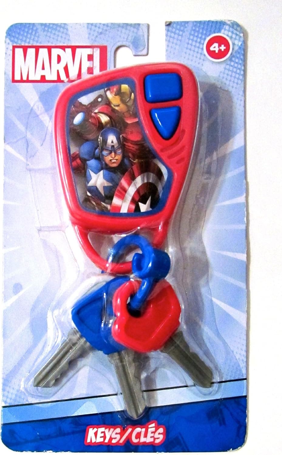 Marvel Avengers Comic Character Child's Car Keys Child's Keys with sounds and beeps