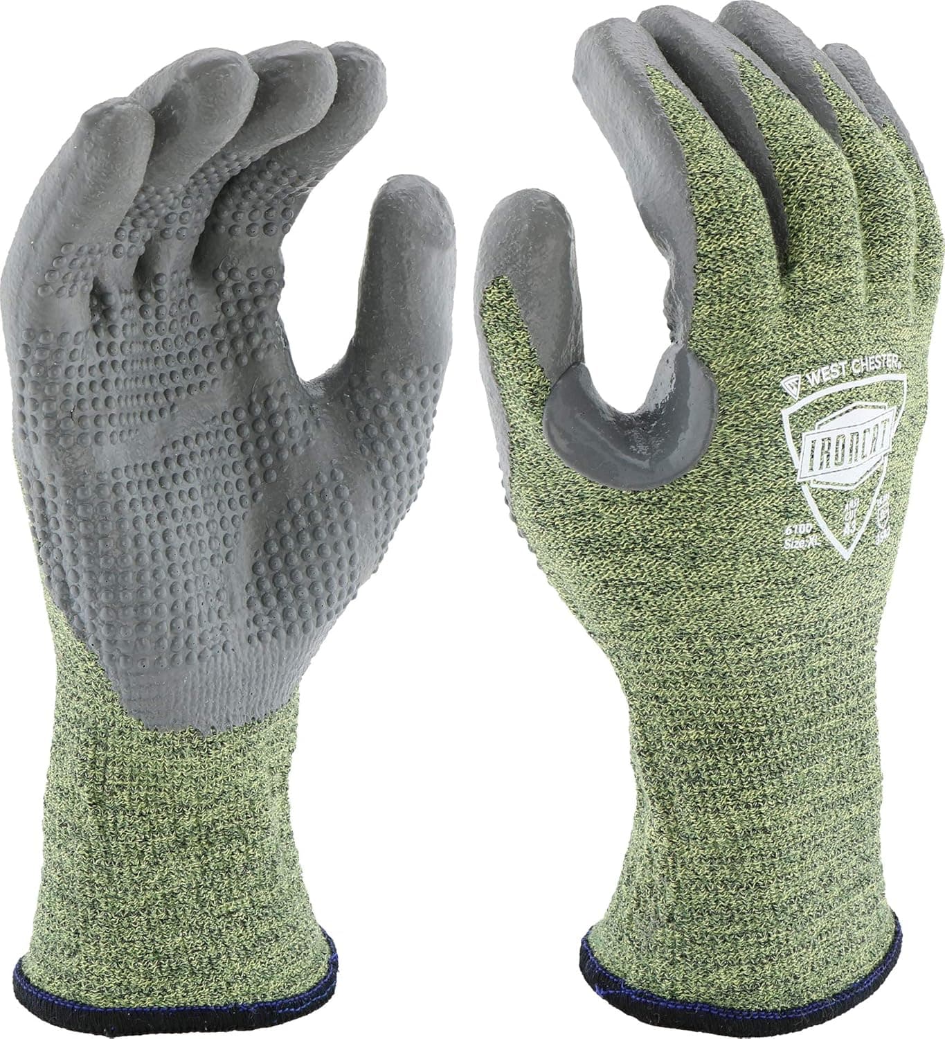 IRONCAT 6100 Metal Tamer TIG Welding Gloves - [1 Pair] XX-Large, Material Used>, Fire Resistant Silicone Coated Palm Knit. Welder Safety Wear