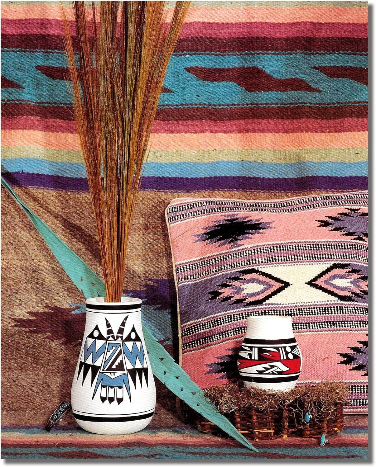 Southwestern Native American Indian Pottery #1 Picture 8x10" Art Print (Unframed)