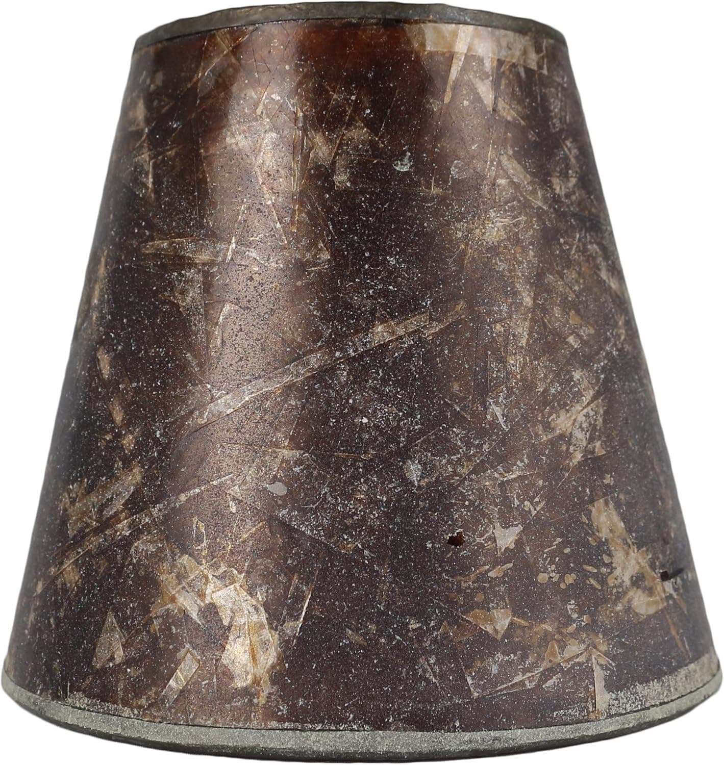 Urbanest 3-inch by 5-inch by 4.5-inch Mica Chandelier Shade, Amber