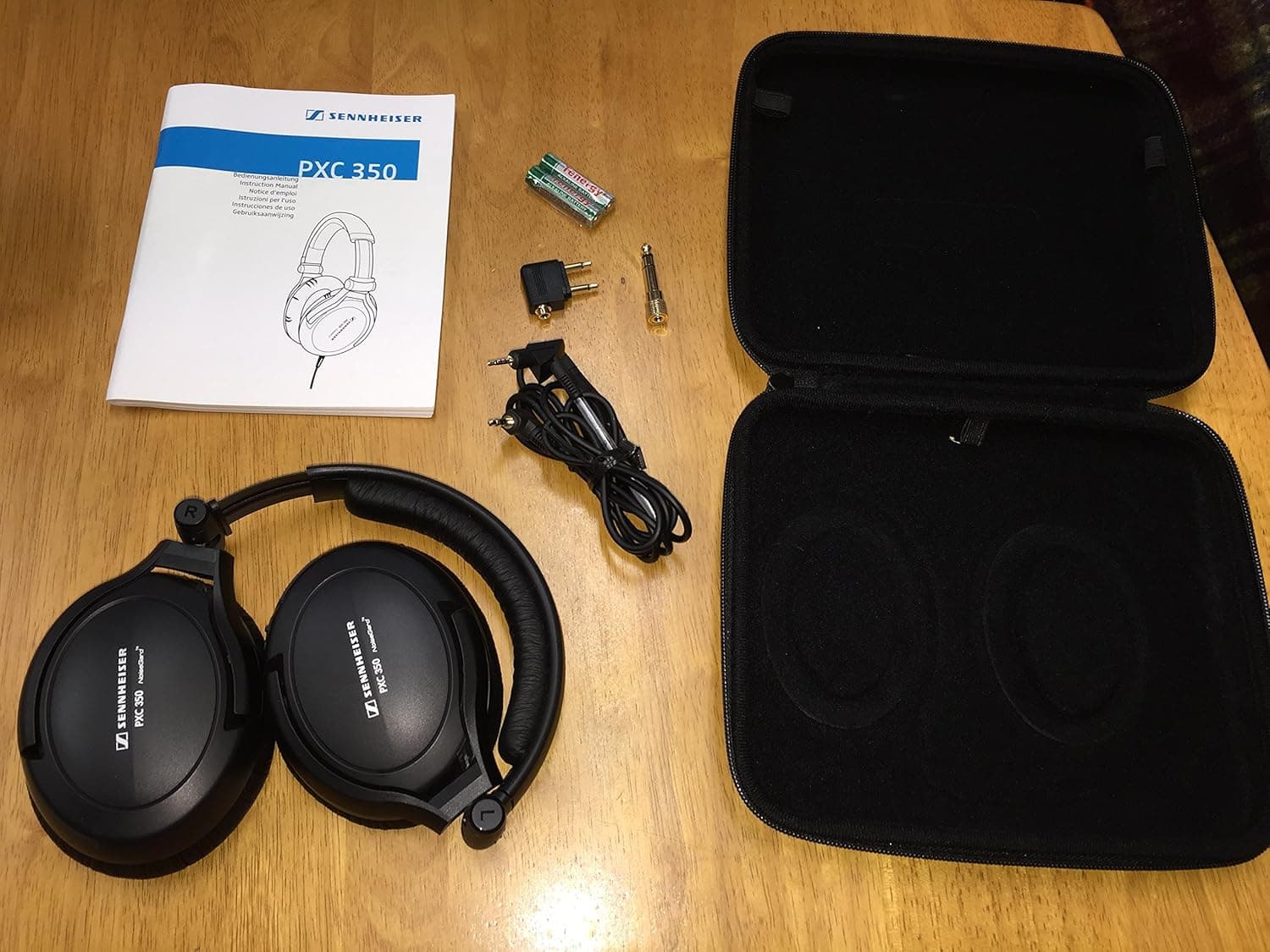 Sennheiser PXC 350 Active Noise Cancellation Headphone with Vol Control (Black) (Discontinued by Manufacturer)