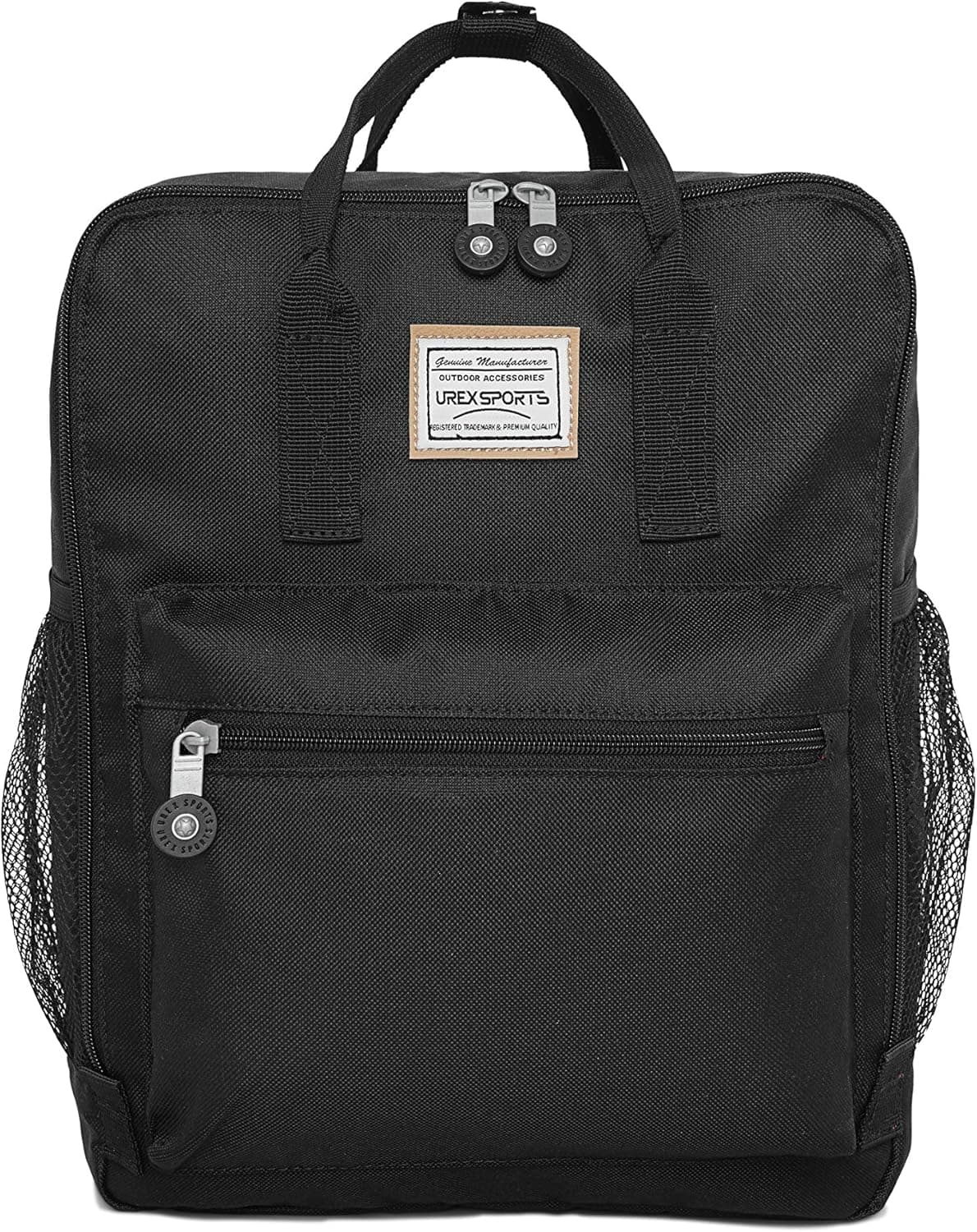 Urex Sports School Laptop Backpack, Bookbag With 14 -inch Laptop Compartment for Students (Black1)