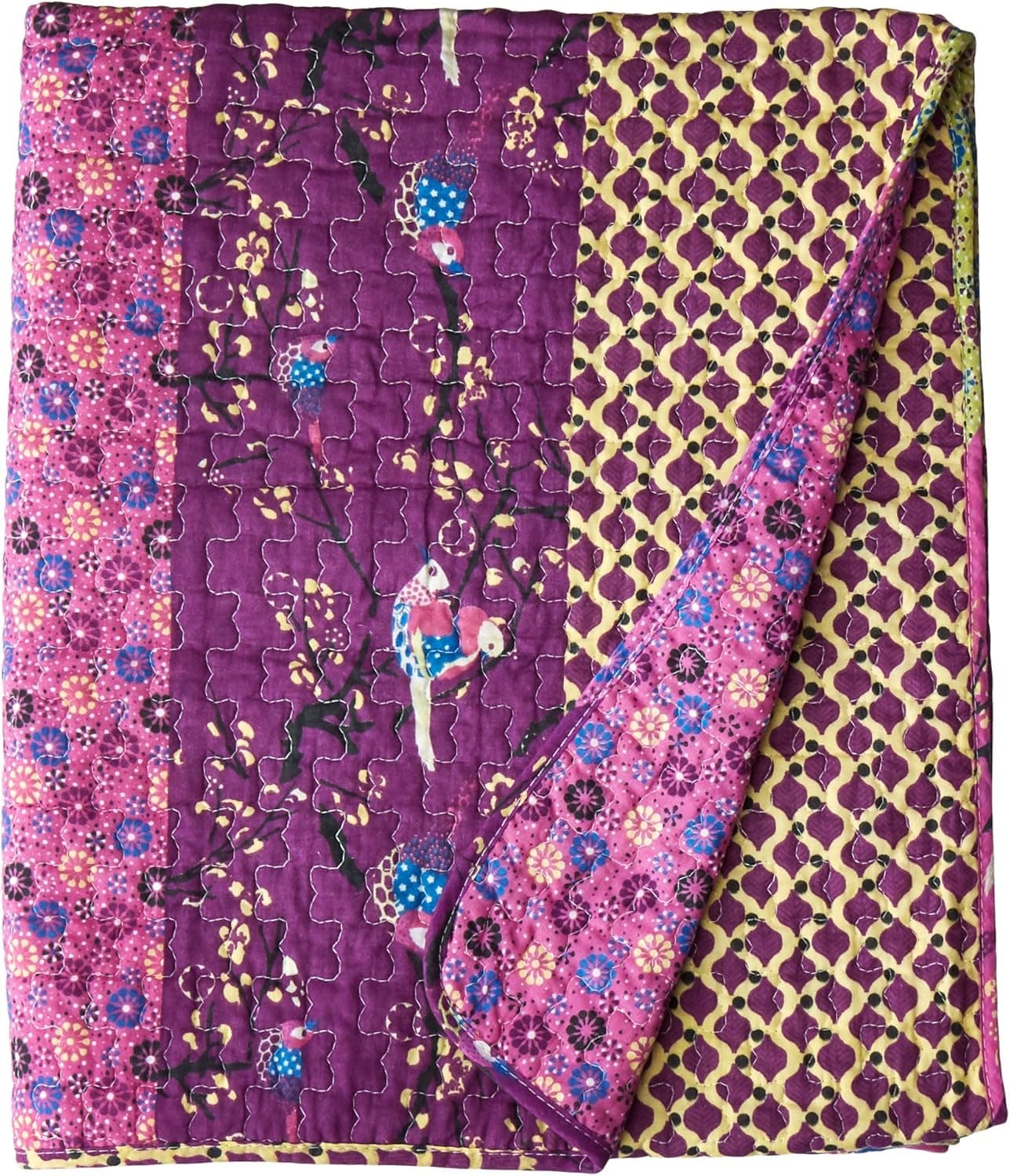 Lush Decor Royal Empire Throw, 60 by 50-Inch, Plum