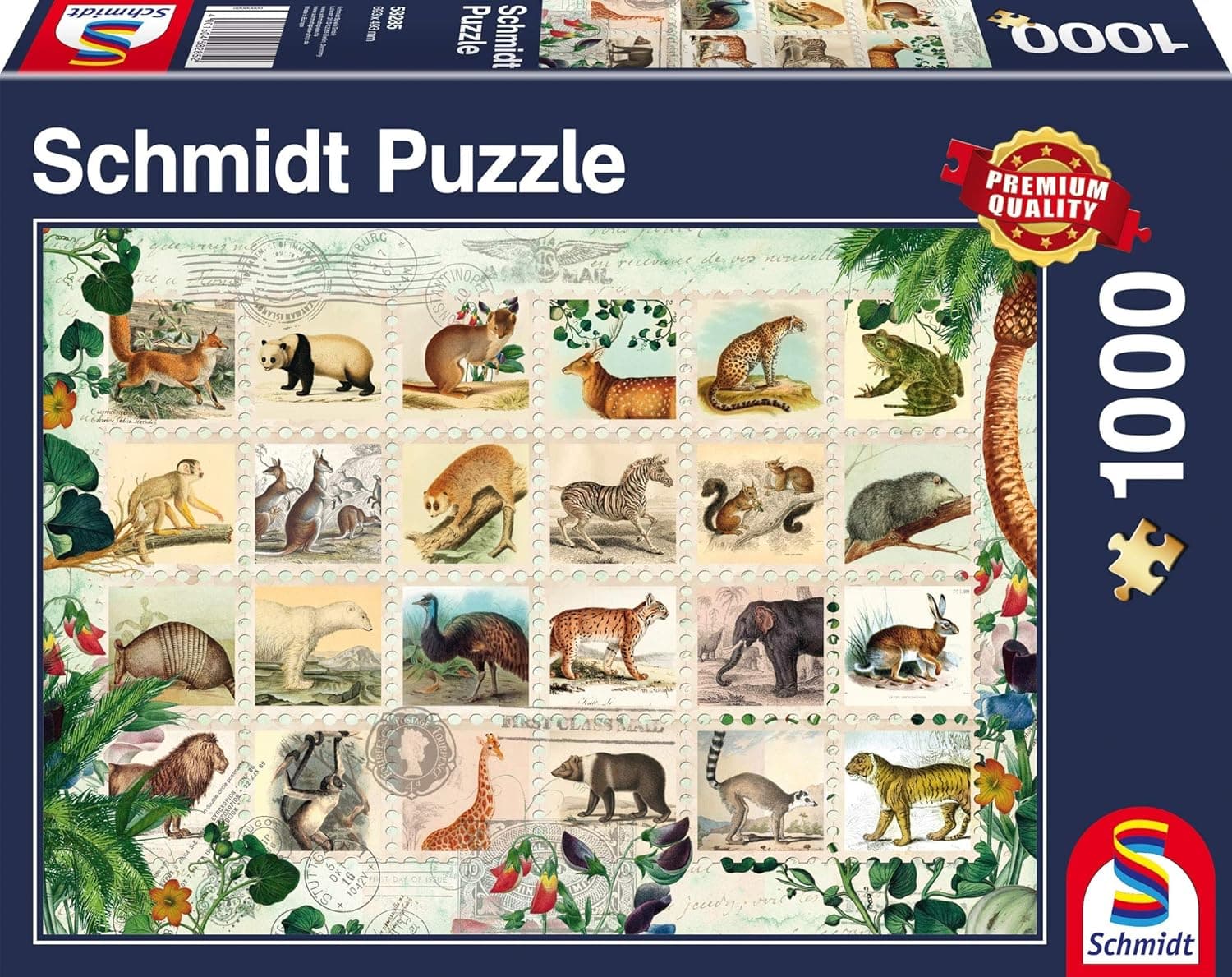 Schmidt Spiele "Animal Stamps Puzzle (1000 Piece)