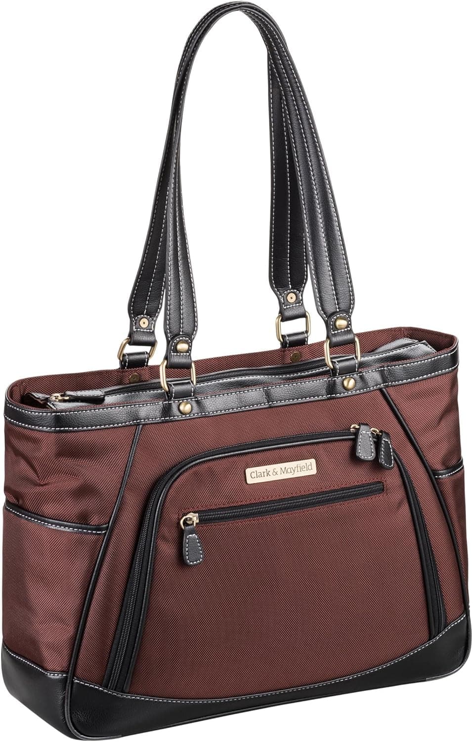 Clark & Mayfield Sellwood Metro Laptop Handbag 15.6" (Bordeaux Brown)