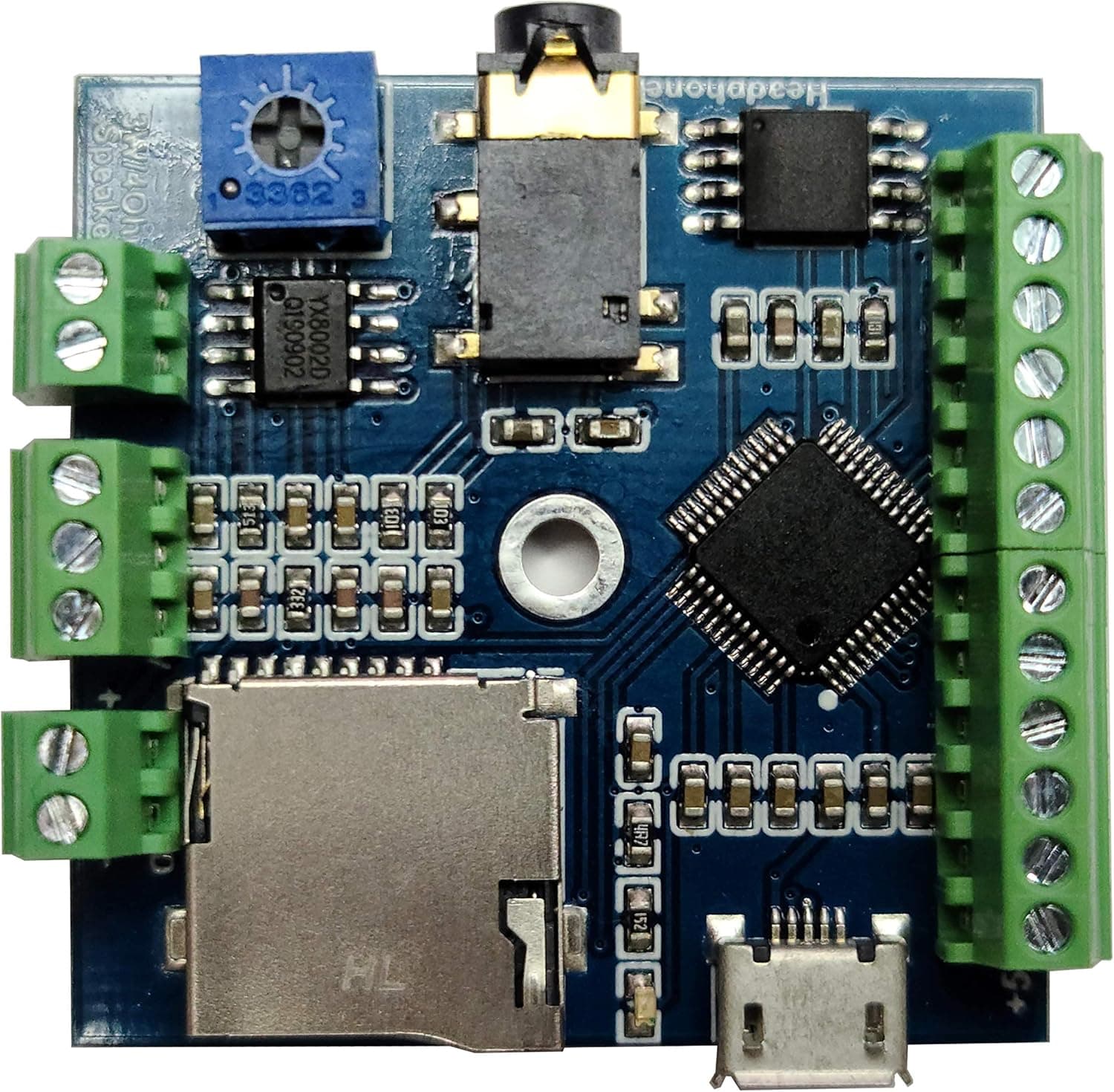 10 Buttons Triggered MP3 Player Board with 3W Amplifier and Terminal Block (v2)