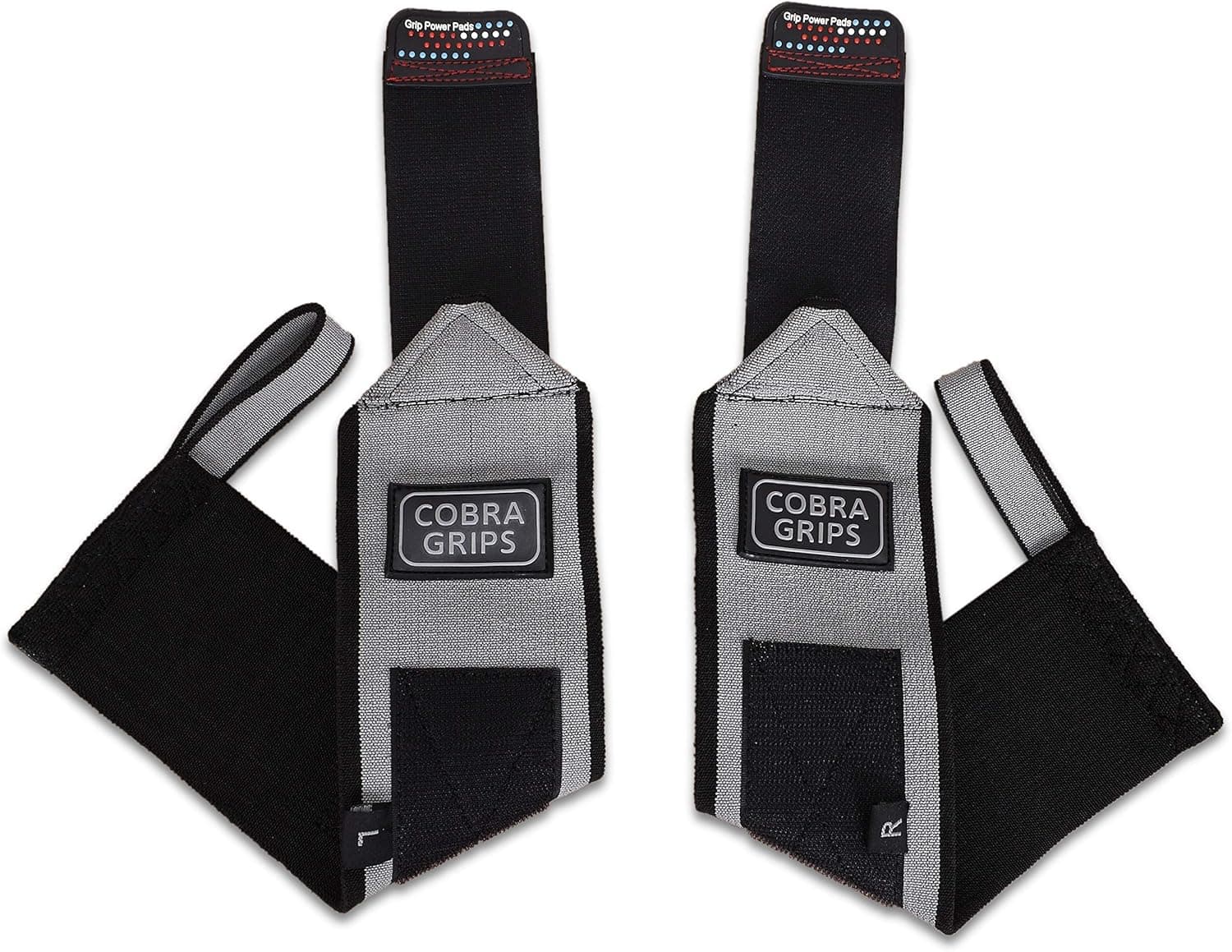Wrist Wraps 2 Wraps for Weight Lifting Wrist Support Cotton Wraps Gym Bandage Straps for Men & Women Premium Quality & PRO Rubber