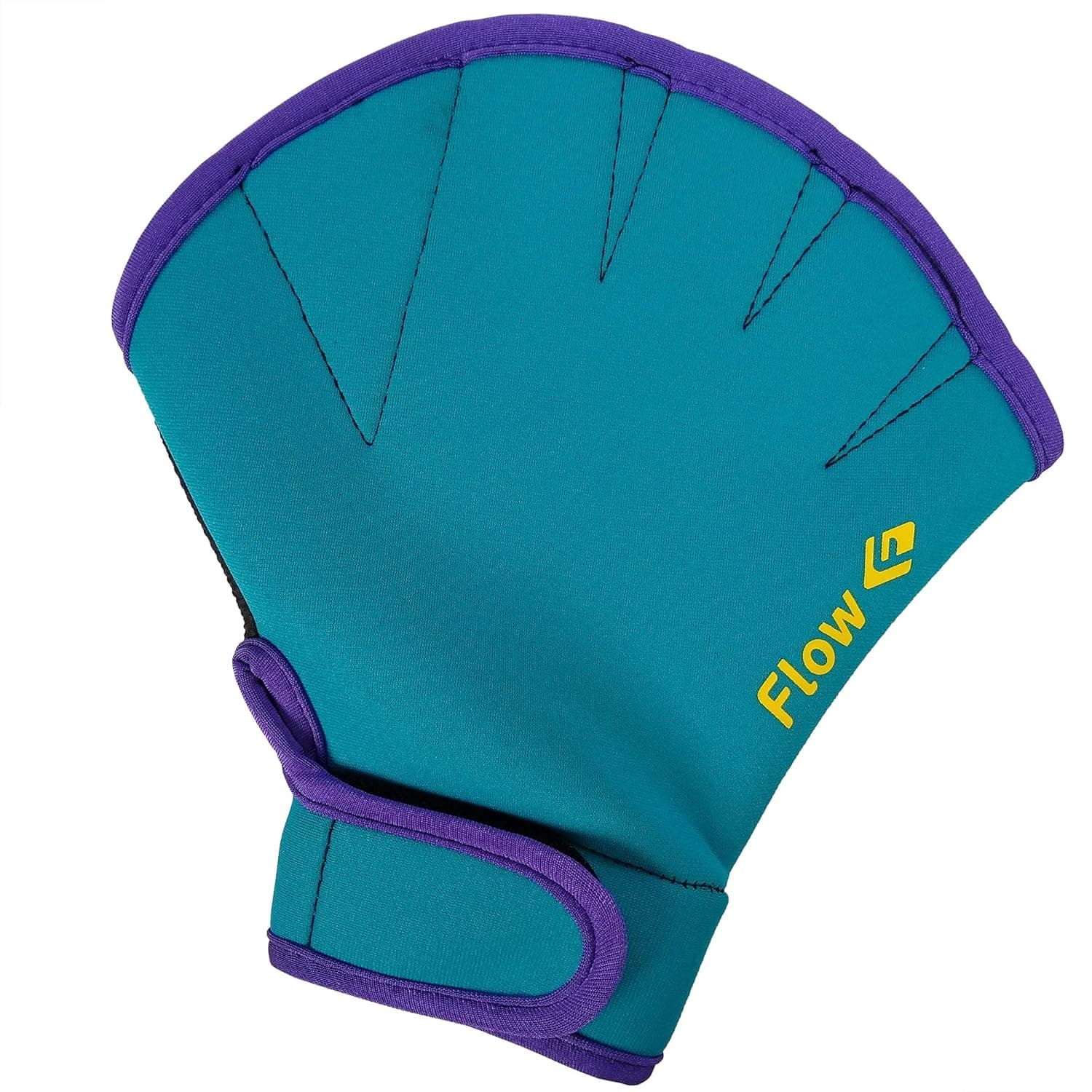 Flow Swimming Resistance Gloves - Webbed Gloves for Water Aerobics, Aquatic Fitness, and Swim Training