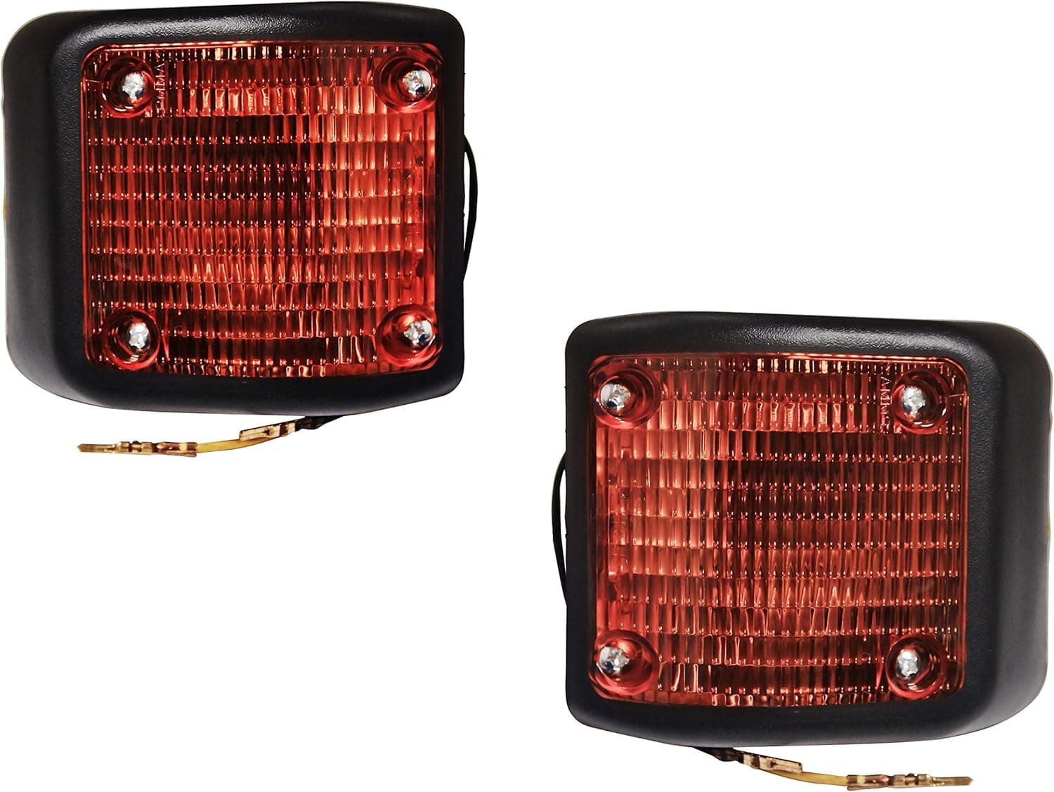 QSC Side Indicator Turn Signal Light Assembly Set LH RH Side compatible with Volvo VNL