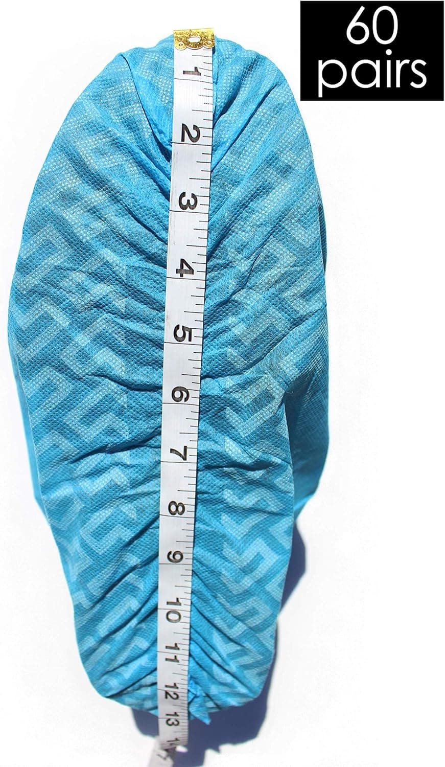 Disposable Non-Slip Shoe Cover Booties | 60 Pairs | Indoor-Outdoor Shoe Guards | Extra Thick 42gsm Shoe Protectors | Real Estate, Medical, Housekeeping, Travel, Contractors, aeca Company