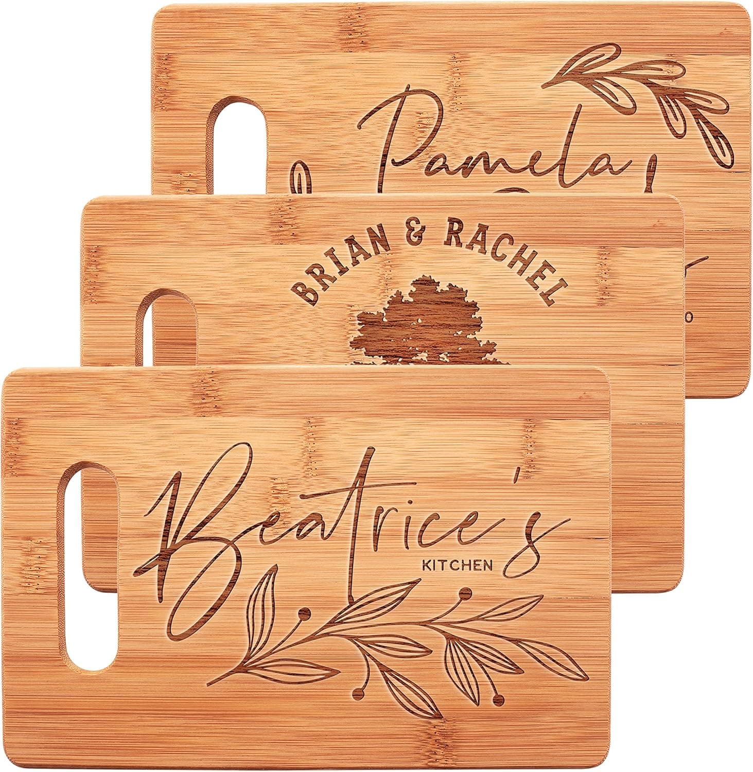 Personalized Cutting Board, 15 Designs - Gifts for Couples, Housewarming Gifts, Wedding Gifts, Engraved Kitchen Sign - Birthday Gifts for Women