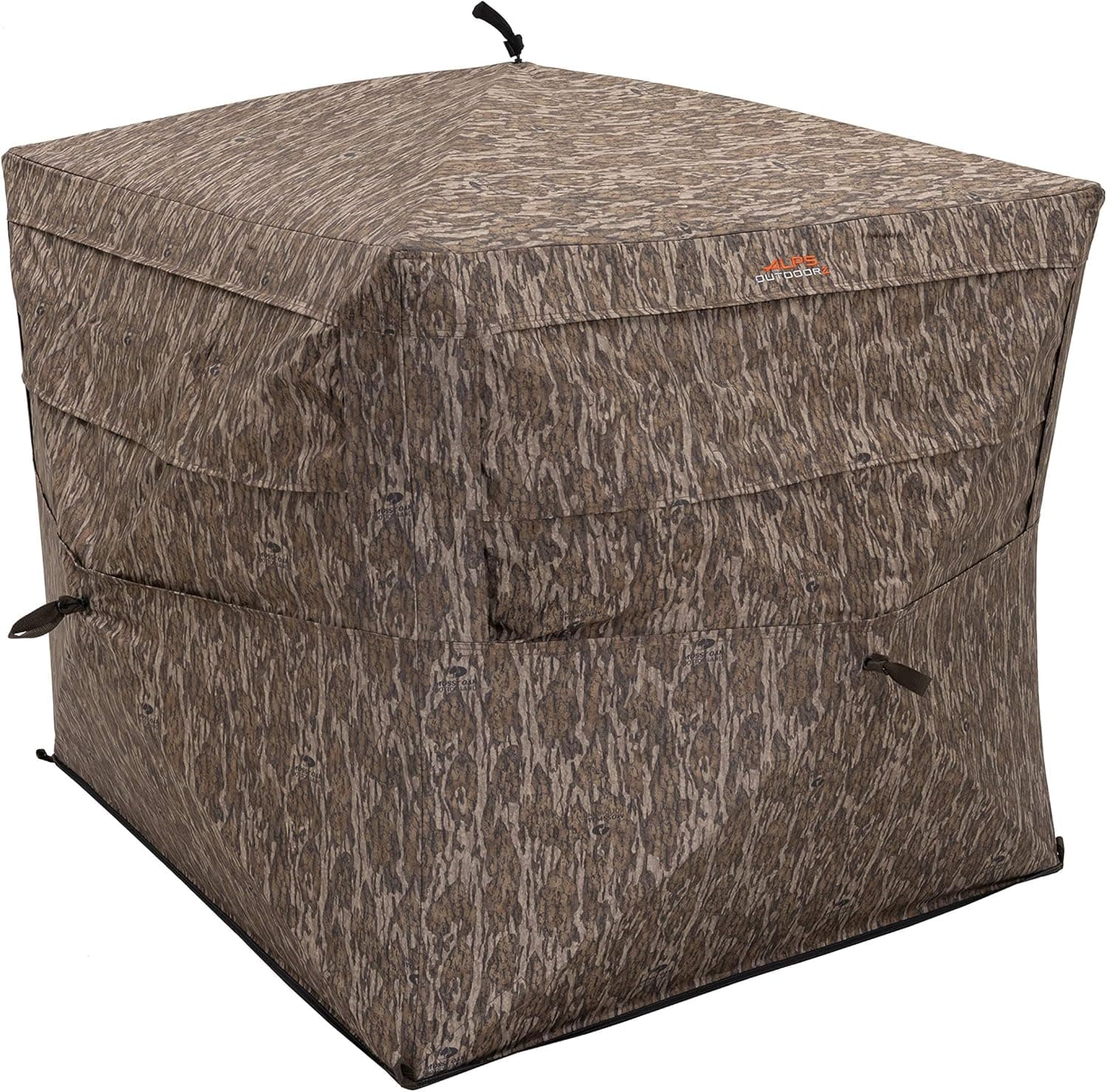 ALPS OutdoorZ Deception Pop Up Hunting Blind Featuring Unique Small Footprint Four Hub Design, Wide Windows with Silent Open, Extra Large Easy Access Door