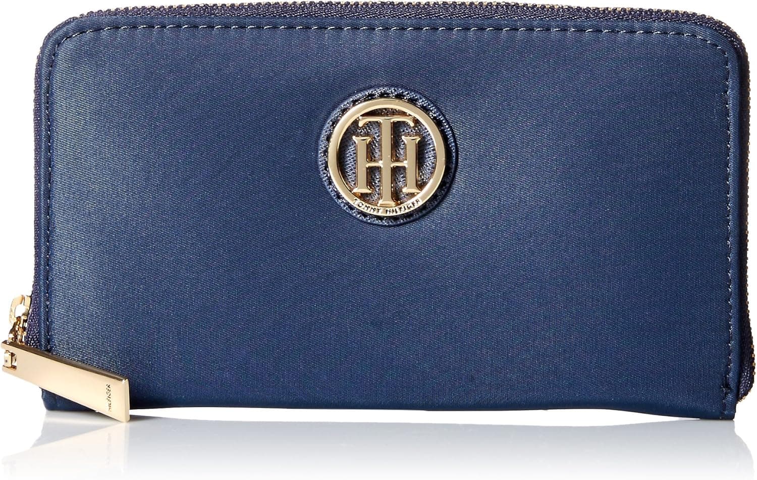 Tommy Hilfiger Women's Signature Nylon Med Zip Wallet