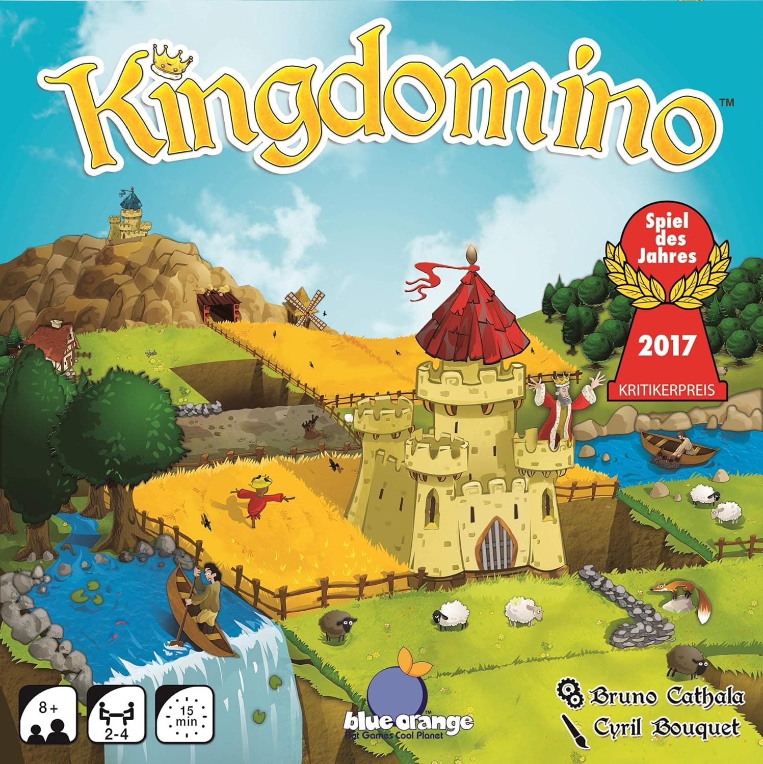 Blue Orange Kingdomino – Board & Strategy Game, Bruno Cathala Game, Edition
