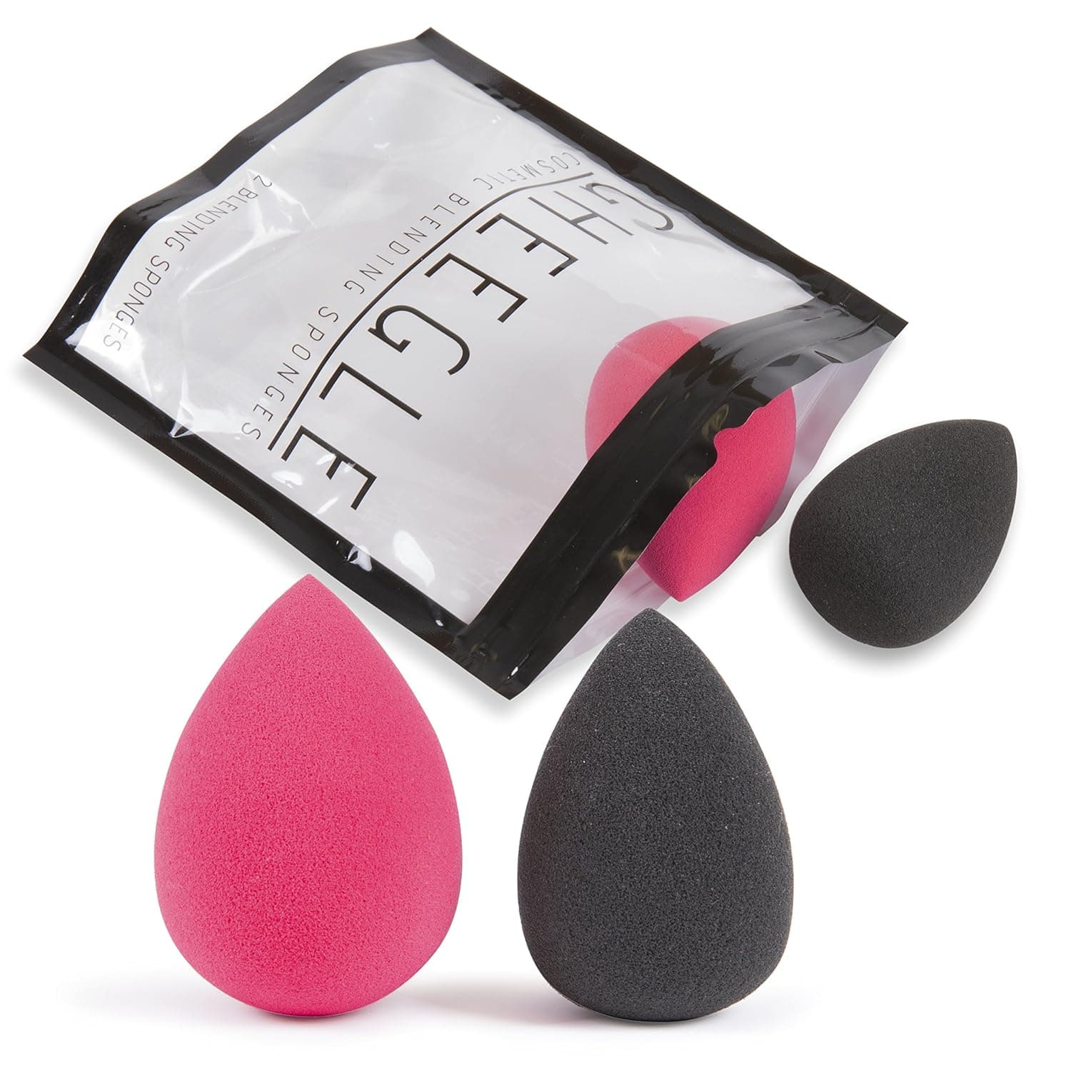 Kangaroo 2 Pcs Makeup Sponge Set Blender Beauty Foundation Blending Sponge, Flawless for Liquid, Cream, and Powder, Makeup Sponges