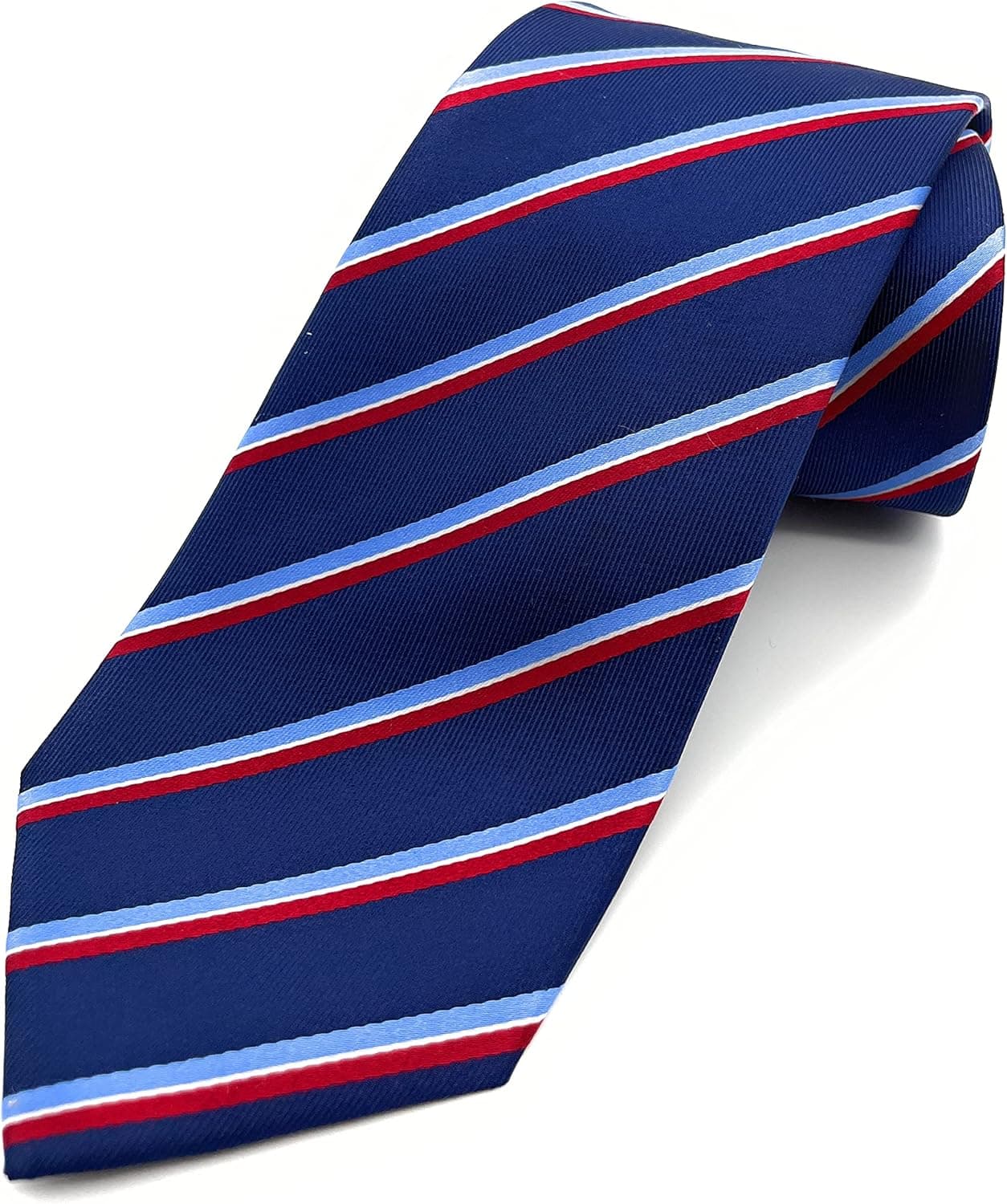 Scott Allan Jacquard Woven Silk Tie for Men | Classic Men's Striped Necktie | Carbata Para Hombre Elegantes