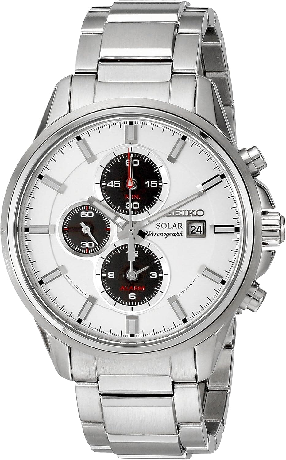 Seiko Men's SSC251 Silver Stainless-Steel Quartz Watch by Seiko Watches