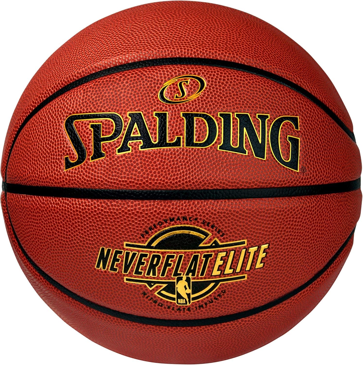 Spalding NeverFlat Elite Indoor-Outdorr Basketball