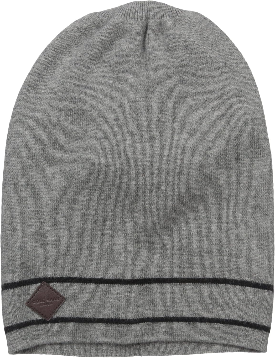 Cole Haan Men's Stripe Border Slouchy Beanie