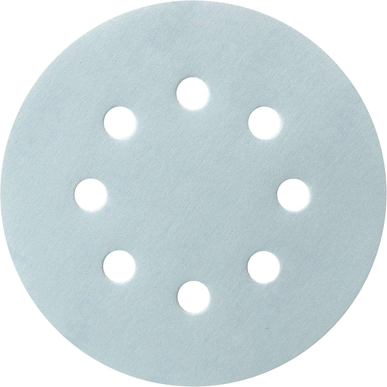 Mestool Sanding Discs 5-Inch 8-Hole 600 Grits Blue Granat Abrasives Dustless Hook and Loop Discs, Pack of 50 (600)