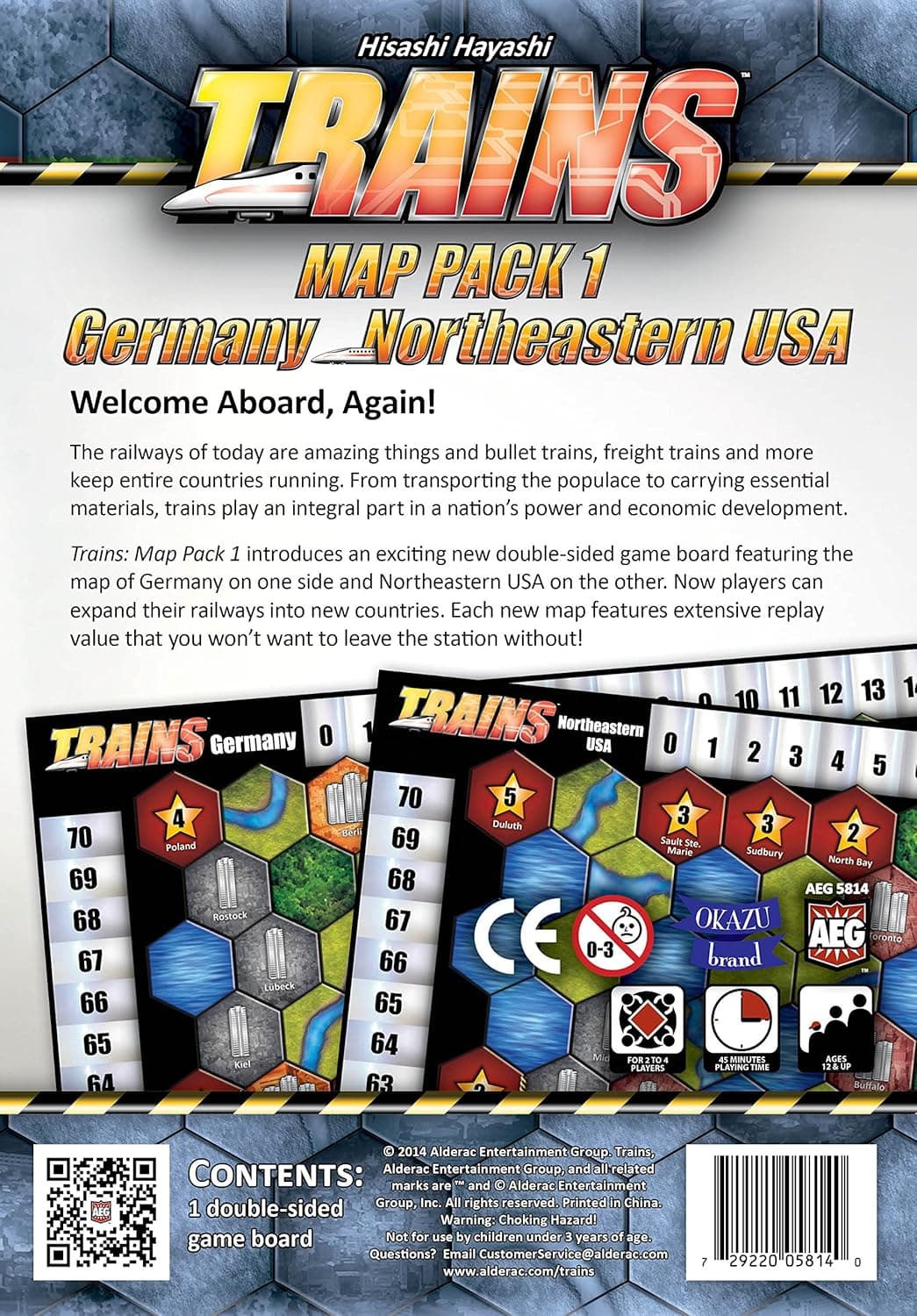 AEG Trains Map Game Pack