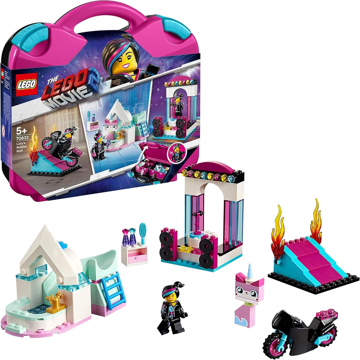 LEGO 70833 Movie 2 Lucy’s Builder Box Building Kit, Colourful