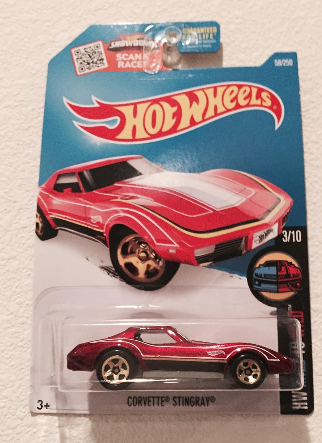 Hot Wheels 2016 HW Mild To Wild Corvette Stingray 58/250, Maroon